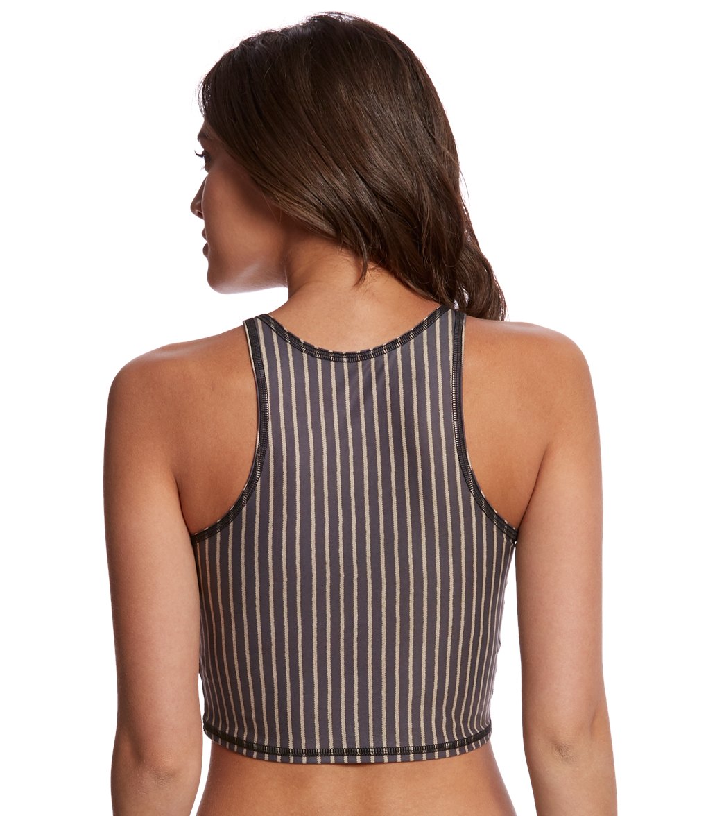 Teeki Dust & Gold Mermaid Yoga Crop Tank、mySite、noshort