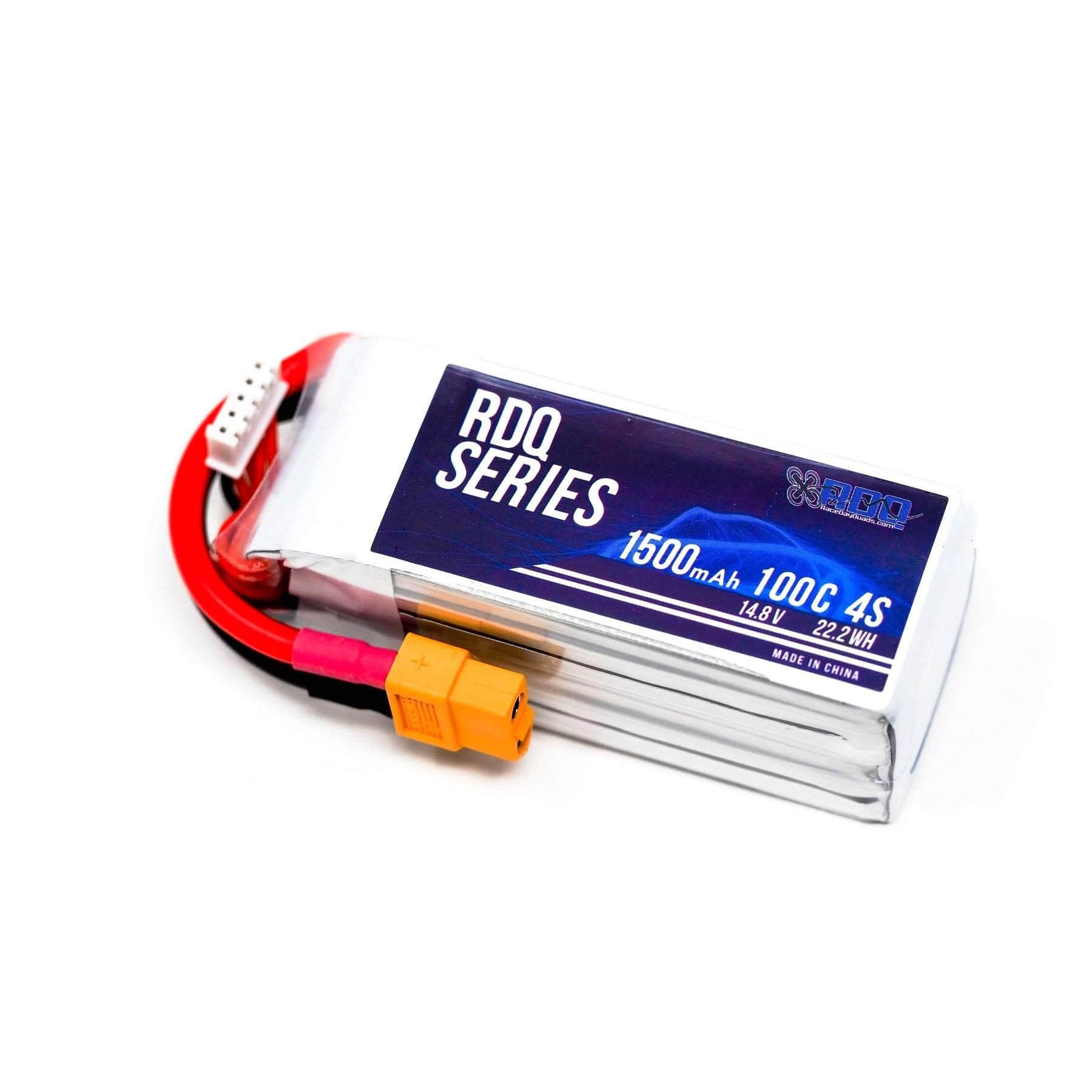  RDQ Series 14.8V 4S 1500mAh 100C LiPo Battery - XT60、mySite、merchandisen