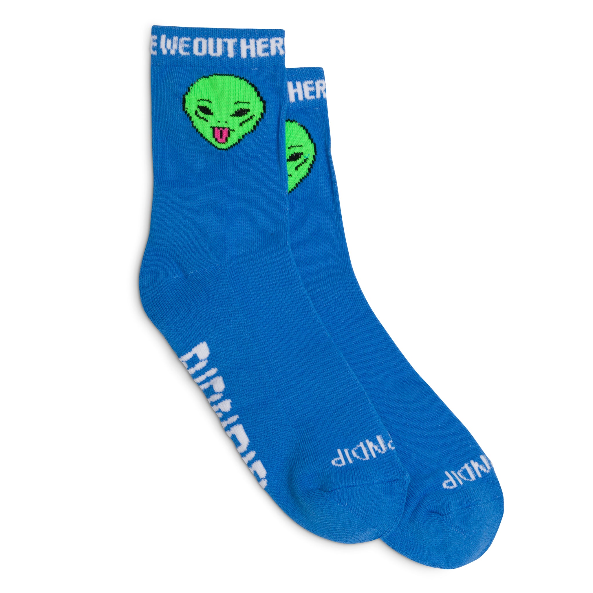  We Out Here Mid Socks (Blue)、mySite、merchandisen