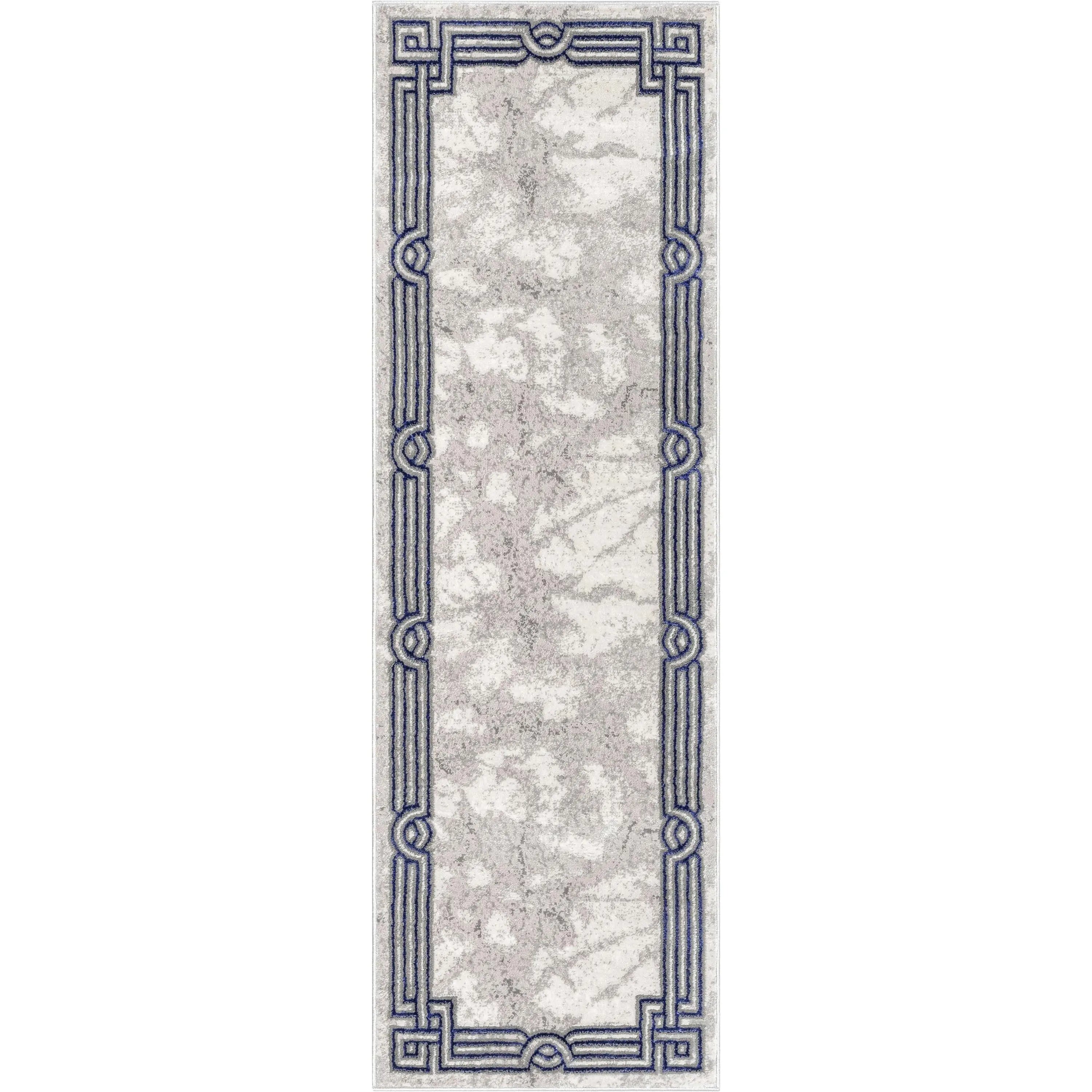 Huntington Retro Marble Border Glam Rug、mySite、gigharbornorthrealestate