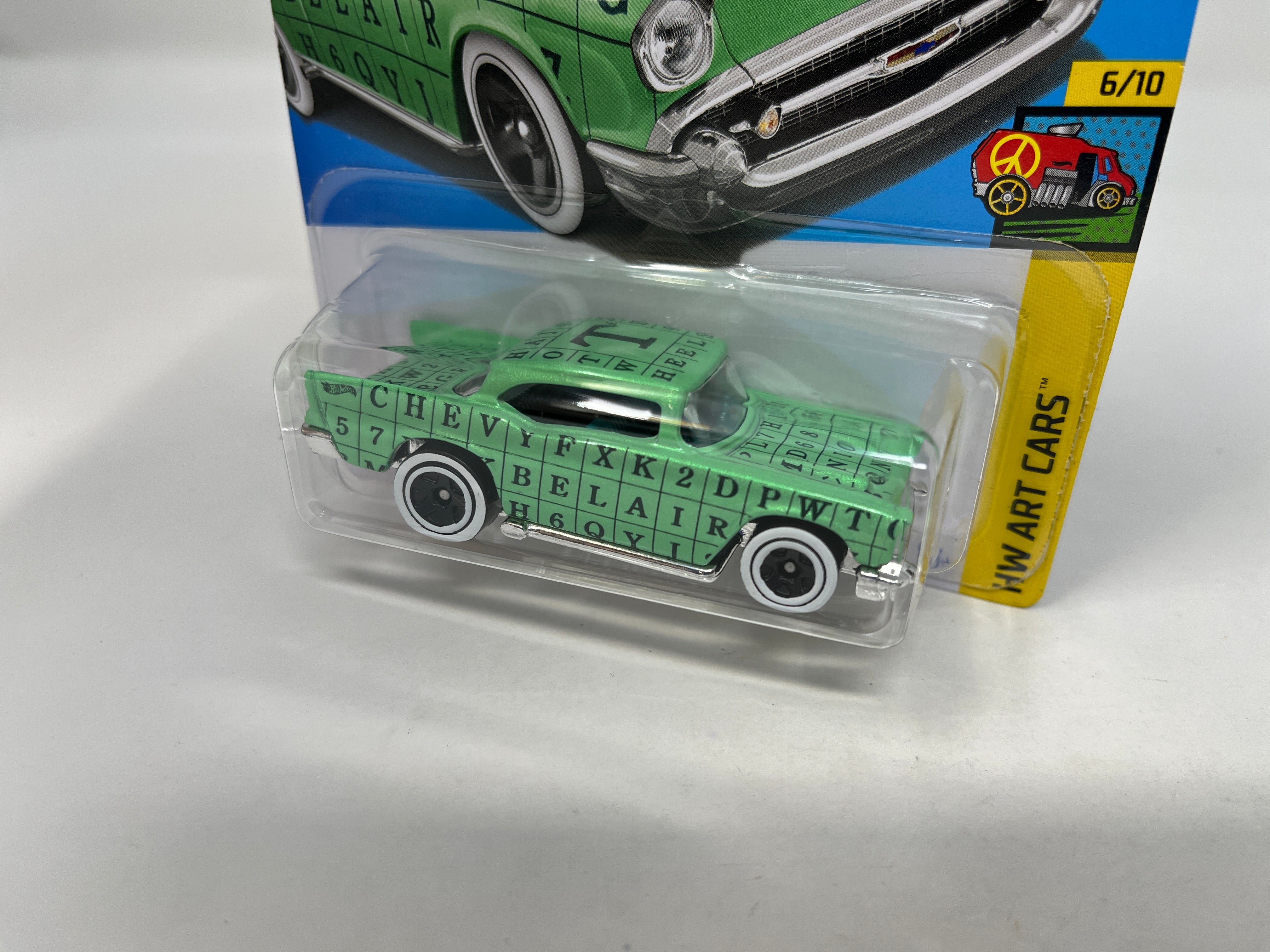 '57 chevy #121 * Green * 2024 Hot Wheels Case N、mySite、hgirdovlk