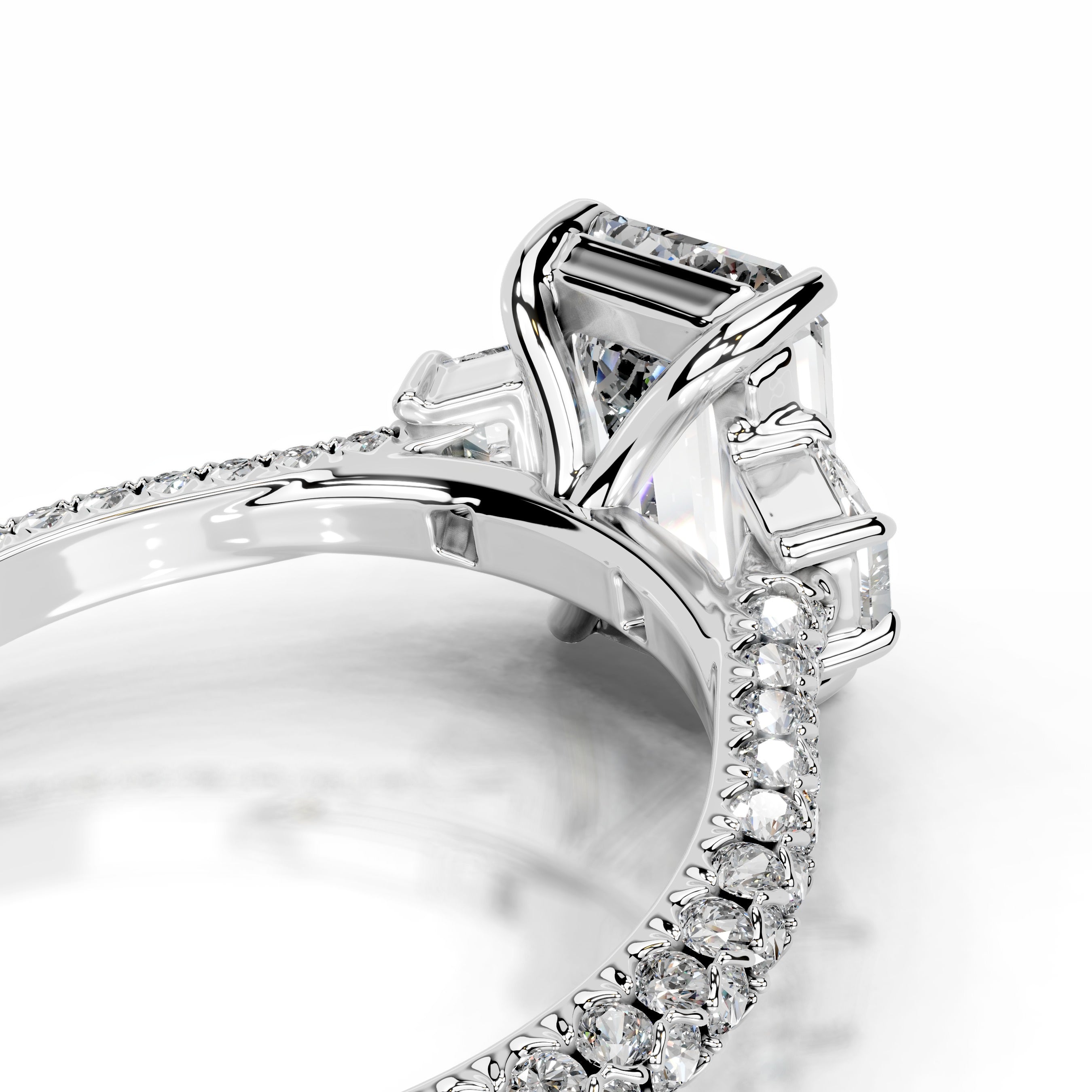 Cruz Diamond Engagement Ring - 18K White Gold、mySite、hinf8tx79