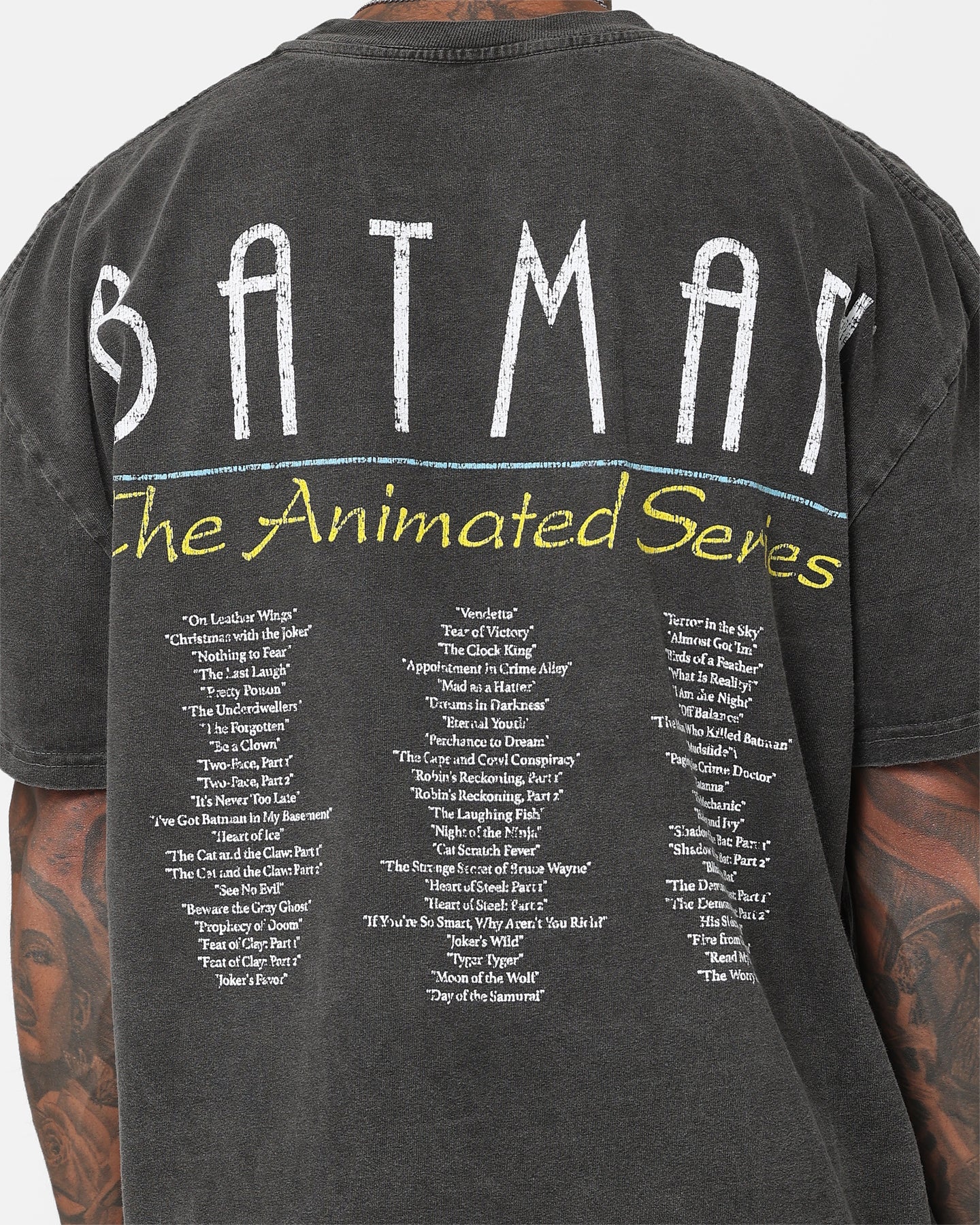 American Thrift X DC 1993 Batman Heavyweight Vintage T-Shirt Black Wash、mySite、zt4zffjzw