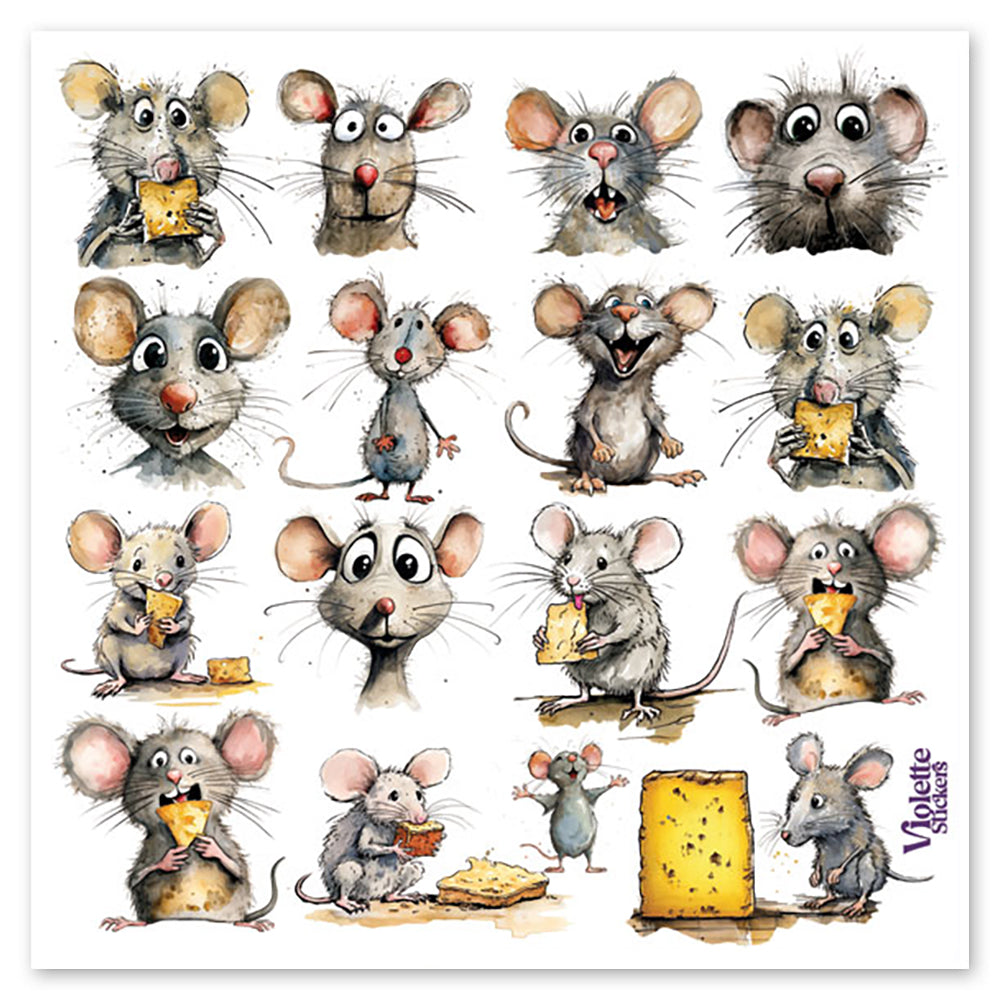  Mini Mice Stickers、mySite、ghnorth