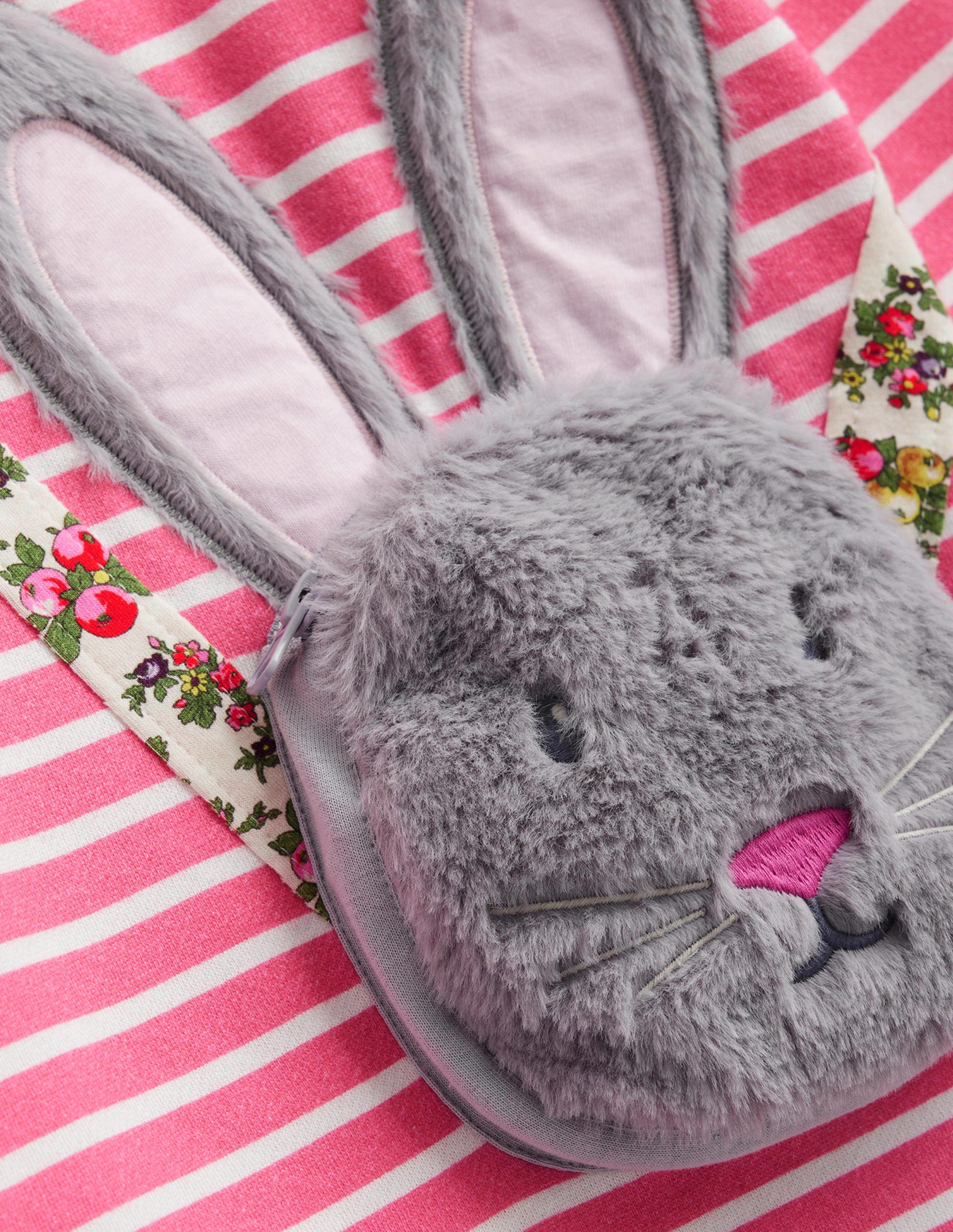  Appliqué Pocket Tunic-Cosmos Pink/Ivory Stripe、mySite、ashleygrahame