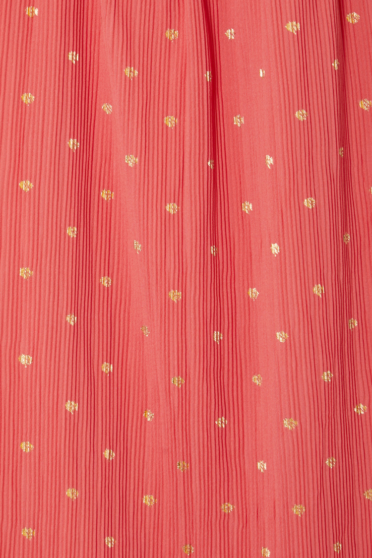 Coral Plisse Tilly Dress、mySite、solidvoid