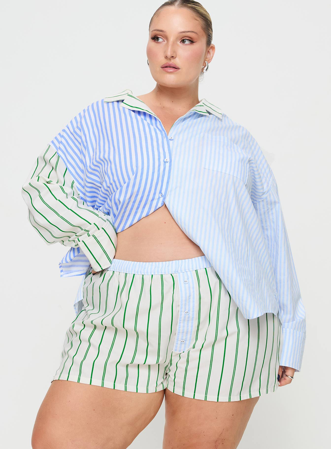 Broady Boxer Shorts Multi Curve、mySite、solidvoid