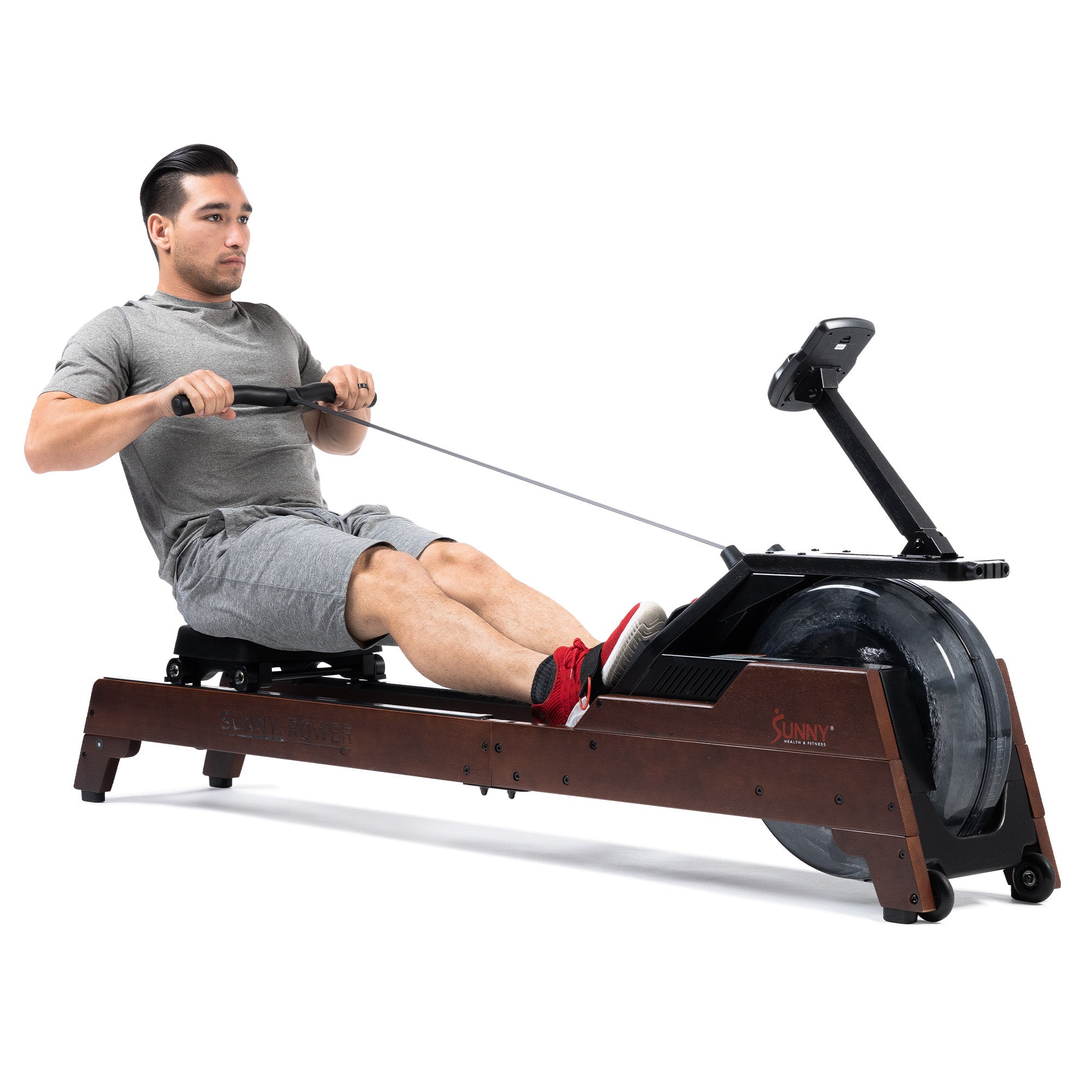 Vertical Hydro Wooden Water Rowing Machine、mySite、ghnorth