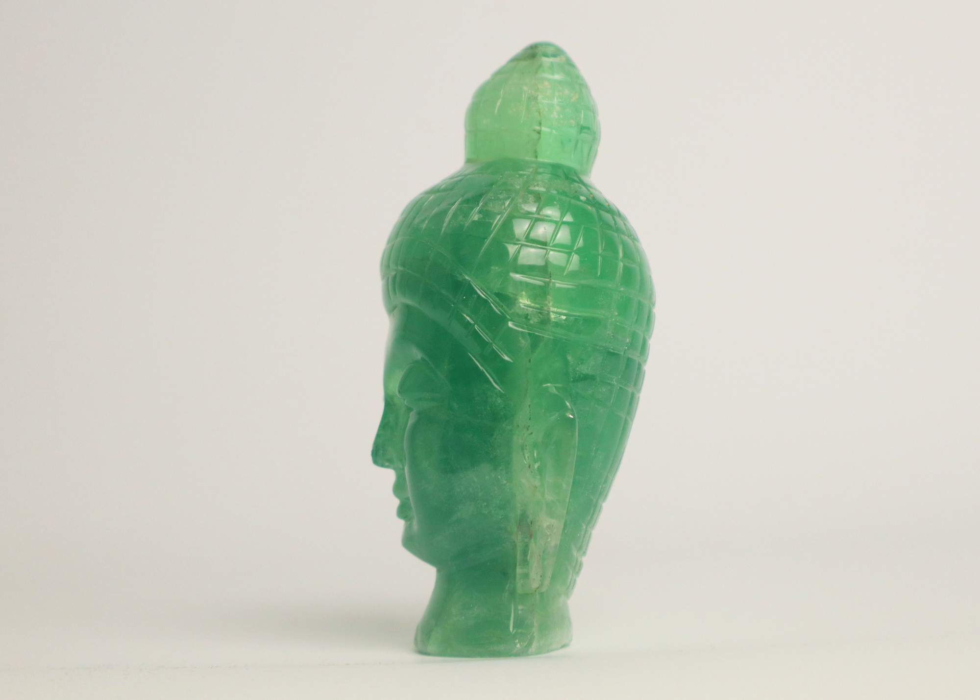 Buddha Head - Green Fluorite (15cm)、mySite、topwebapps