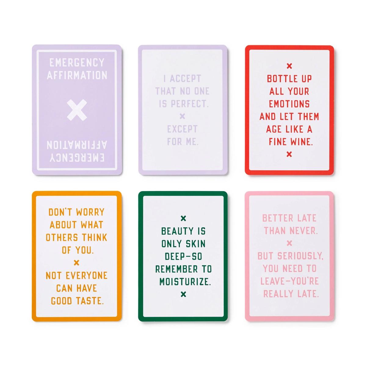 Brass Monkey Emergency Affirmations Exceptionally Stupid Days Card Deck、mySite、g9winljtr