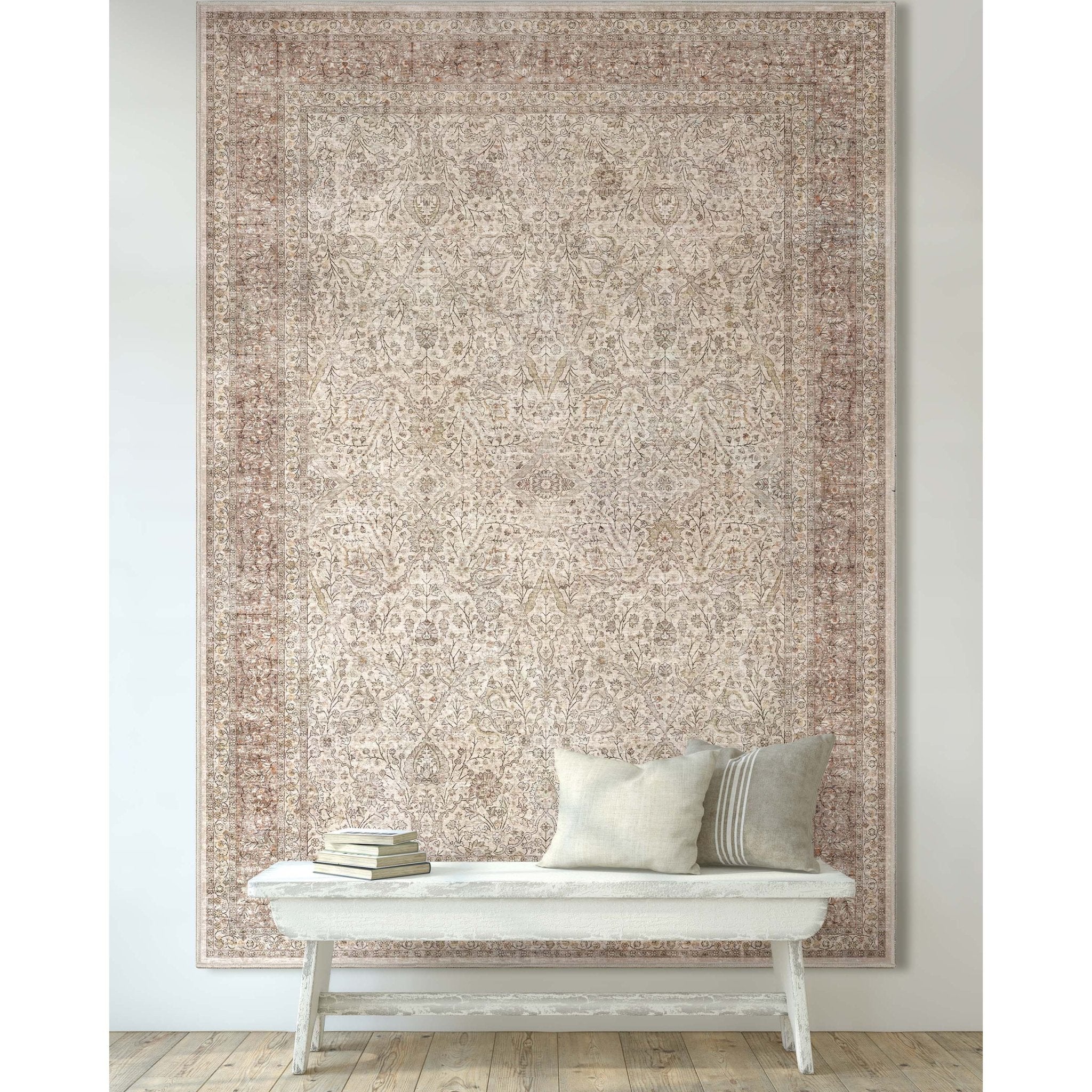 Isolde Vintage Persian Oriental Flat-Weave Rug、mySite、gigharbornorthrealestate