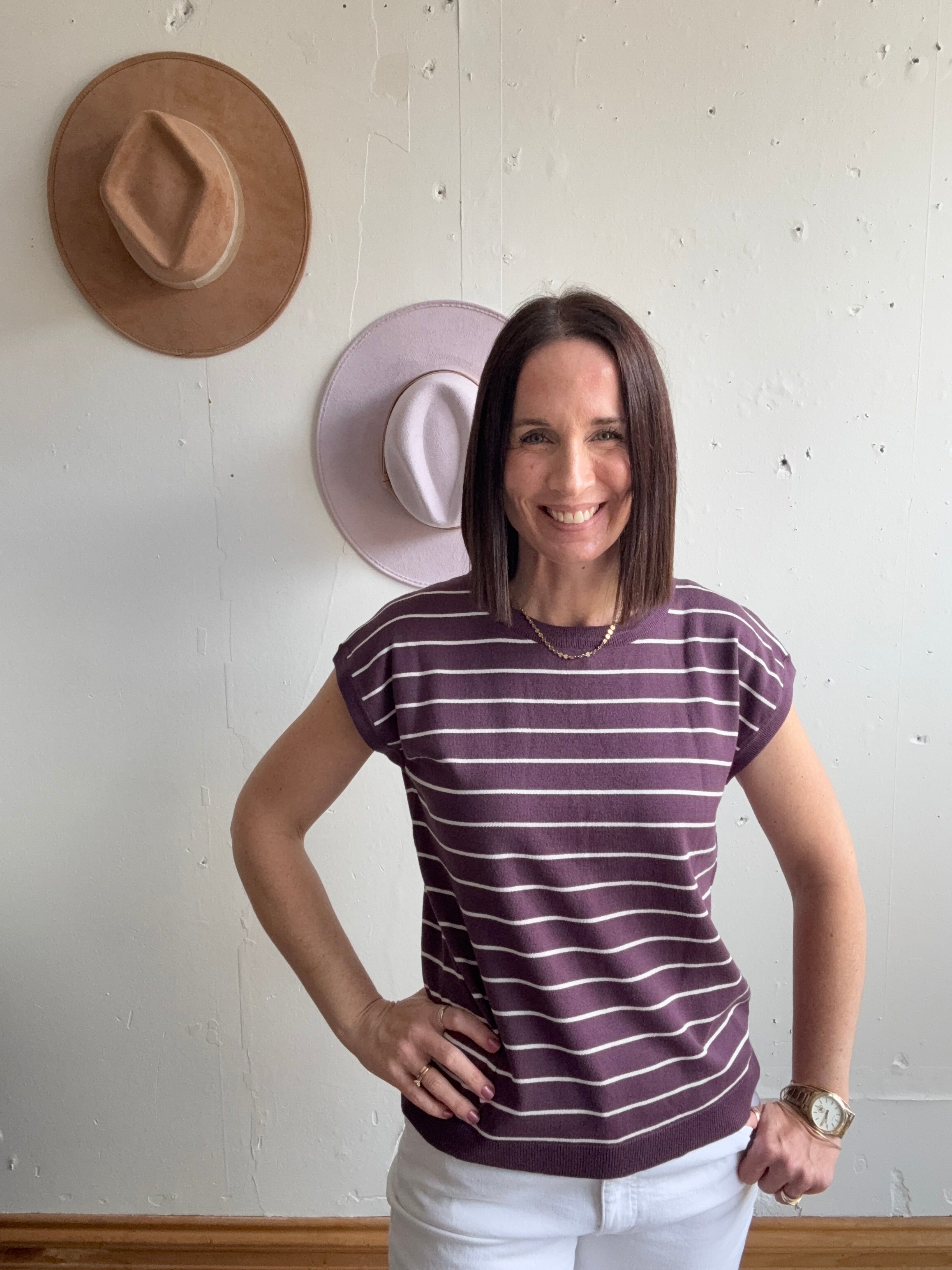 Stacy’s Striped Top、mySite、garagedoors4me