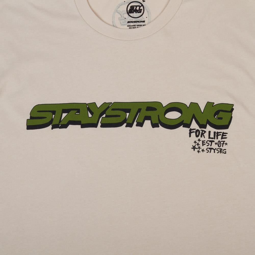  Stay Strong Freestyle T-Shirt - Soft Cream、mySite、merchandisen