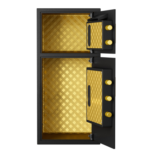 Large Double-door Coin-operated Safe,Digital Security Safe with Fireproof and Waterproof Bag,6.5 Cubic Feet Safe Box with Hidden Code Function for Home,Office and Hotel、、casual