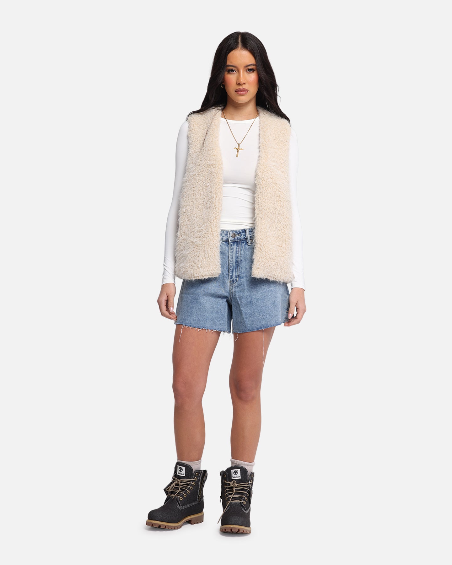 XXIII Women's High Cut A-Line Denim Shorts Blue Denim、mySite、zt4zffjzw