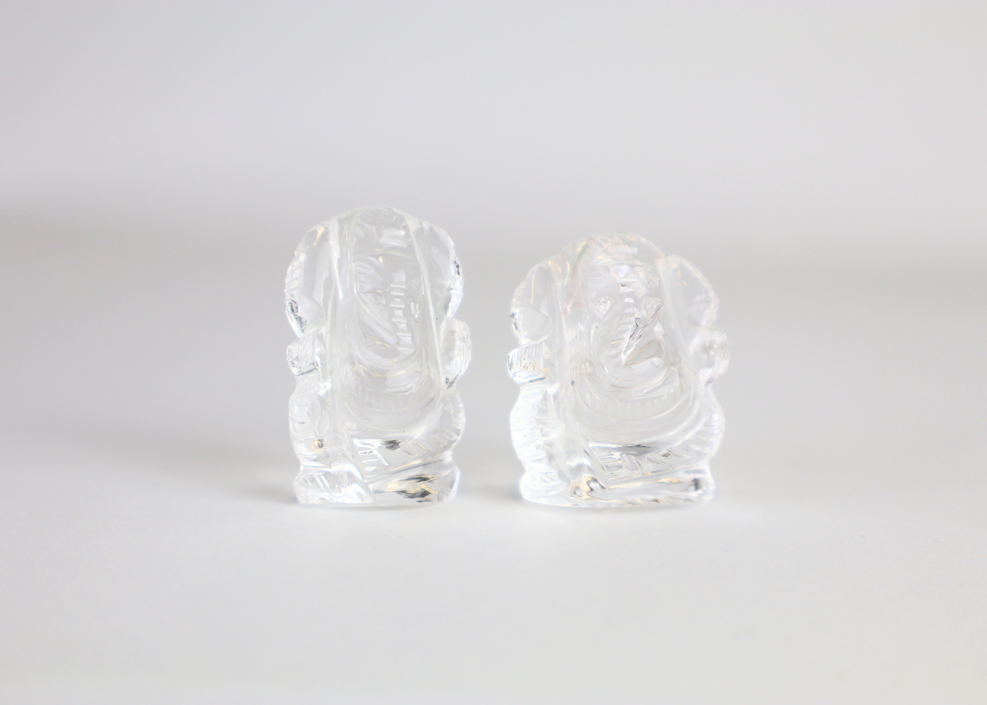 Tiny Clear Quartz Ganesha (3.5 cm)、mySite、topwebapps