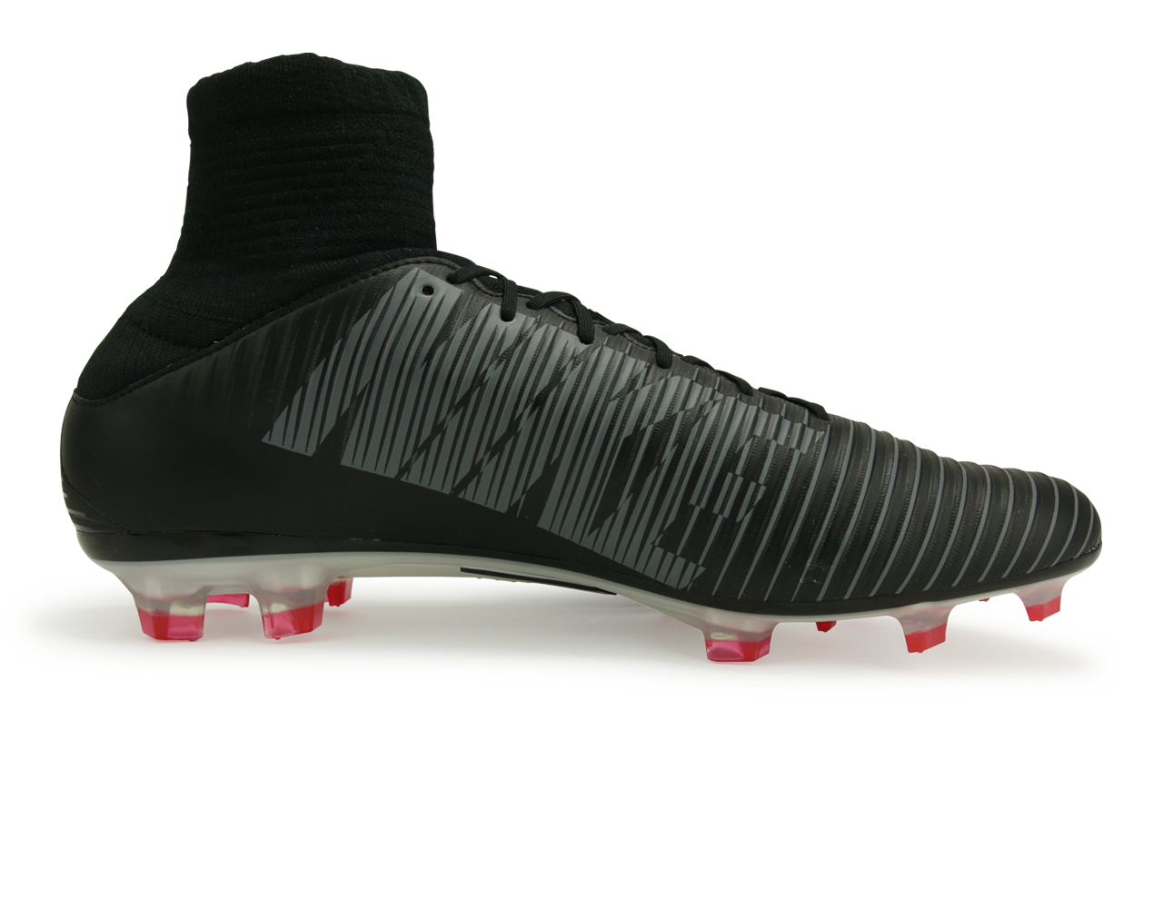 Nike Men's Mercurial Veloce III Dynamic Fit FG Black/White/Dark Grey/University Red、mySite、bottomscart