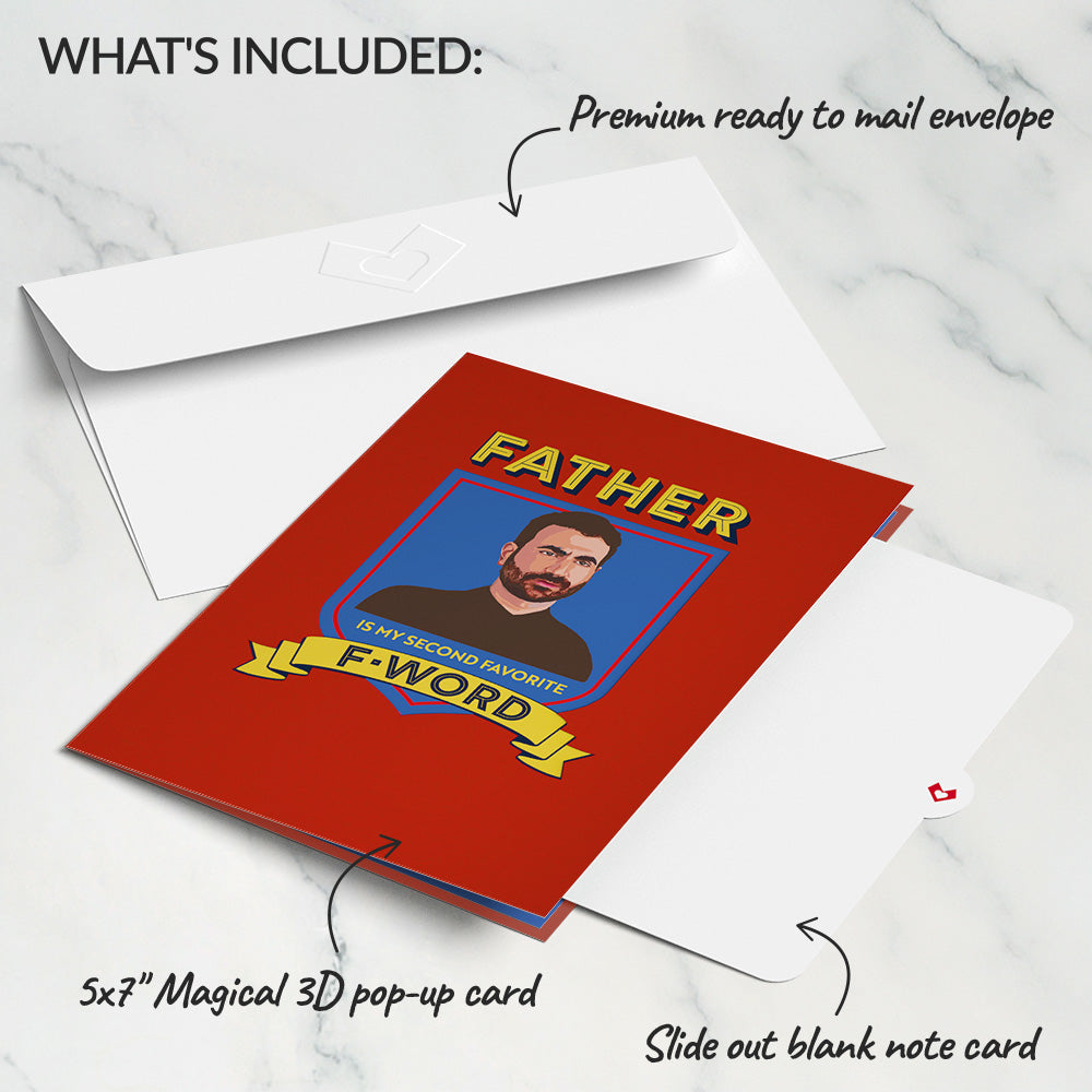 Ted Lasso Happy Father's Day Pop-Up Card、mySite、solidvoid