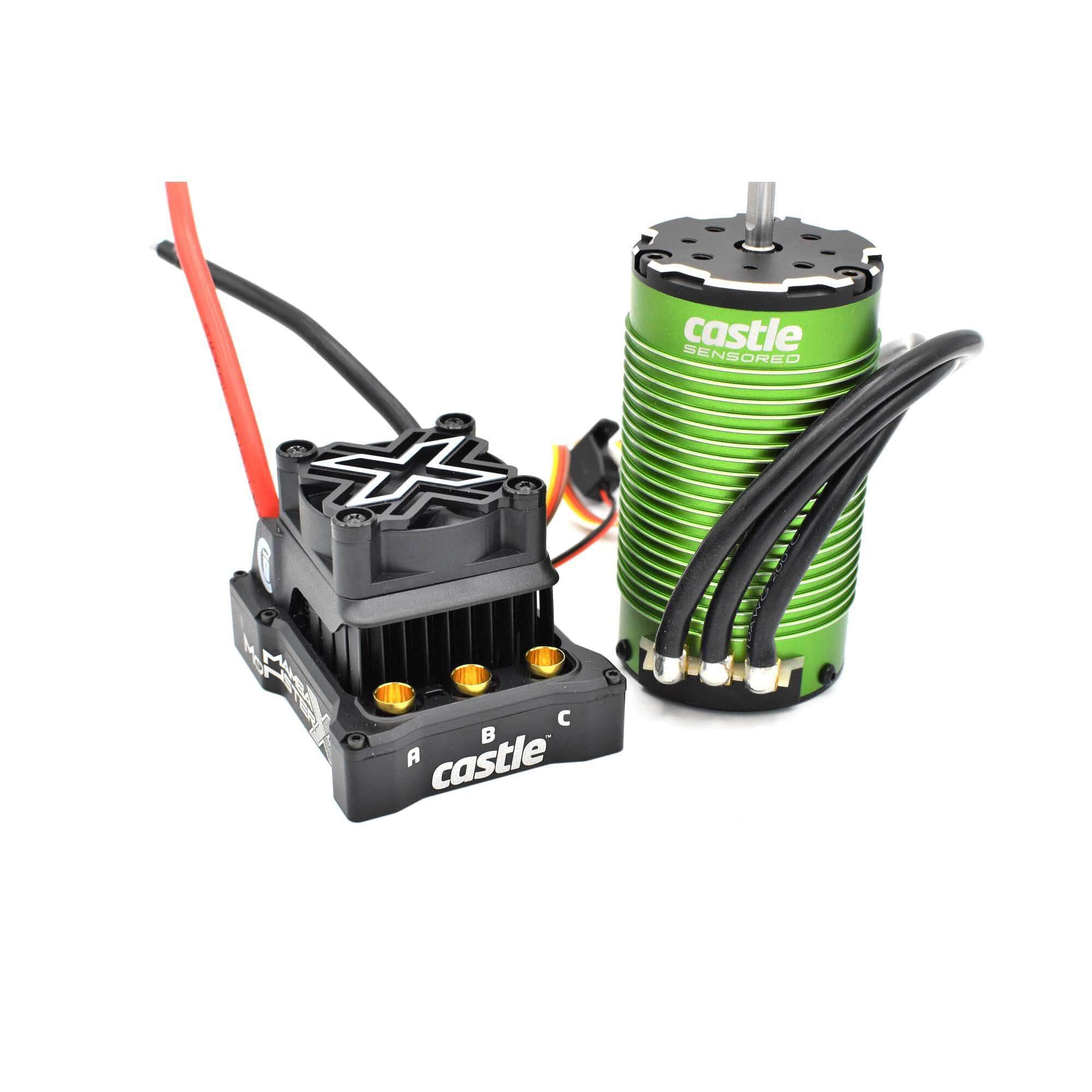  CSE010016502, Castle Creations Mamba Monster X 8S 1/6 ESC/Motor Combo w/1717 Sensored Motor (1650kV)、mySite、merchandisen