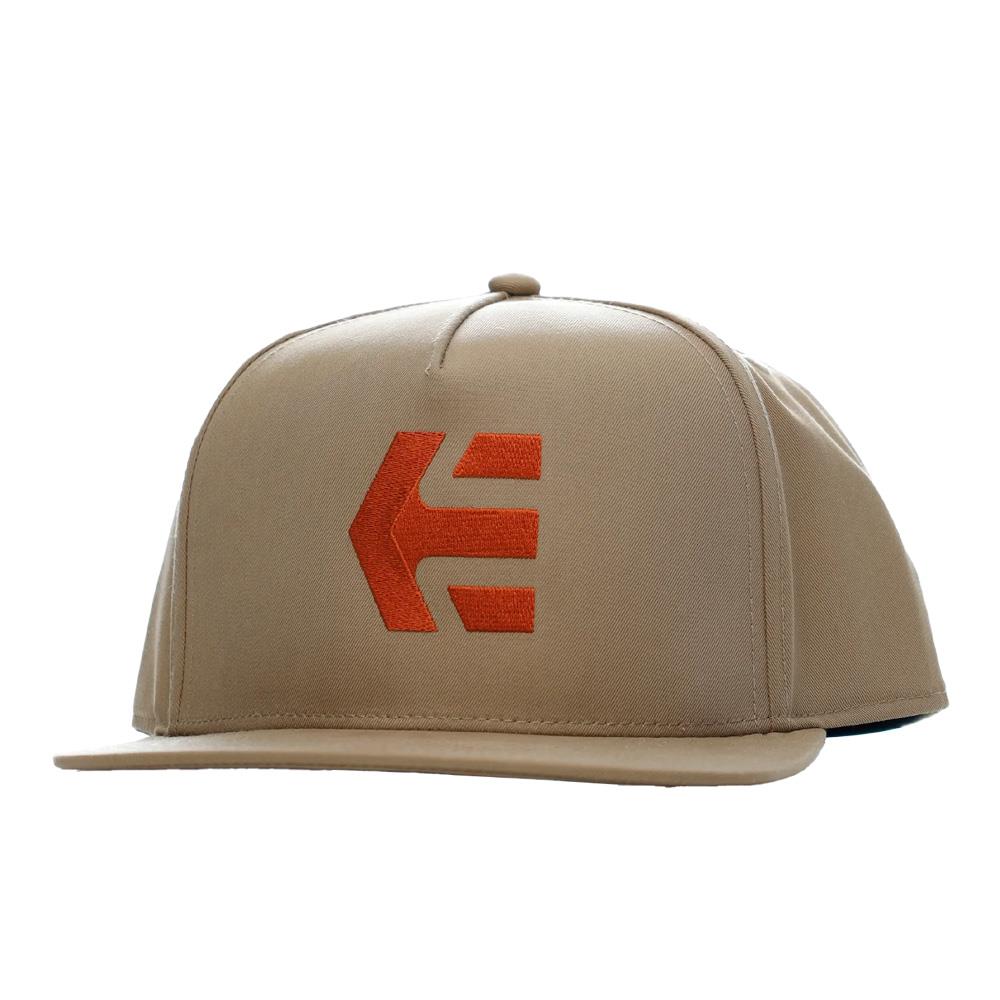  Etnies Icon Snapback Cap - Tan/Orange、mySite、merchandisen