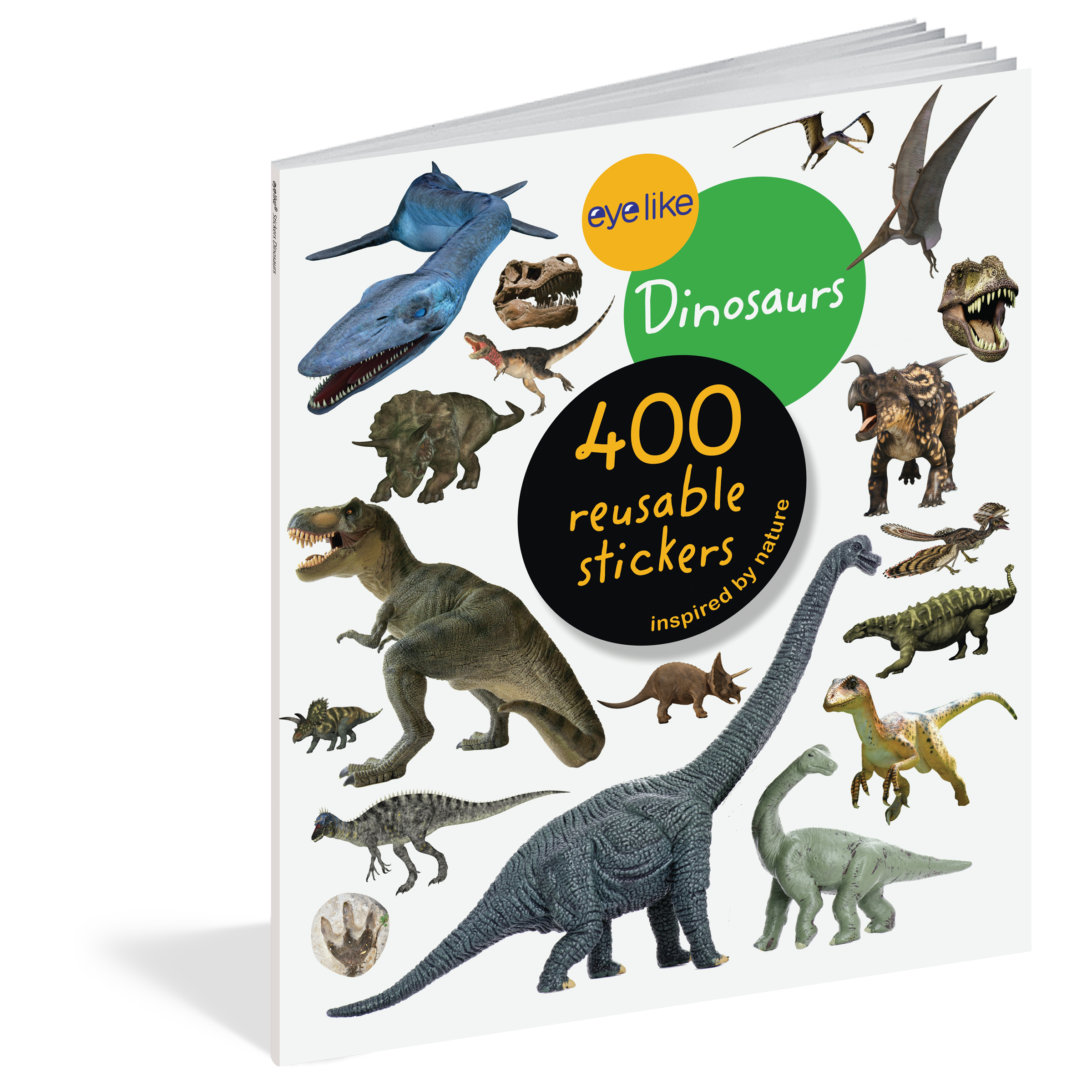  Dinosaurs Eyelike Sticker Activity Book、mySite、ghnorth