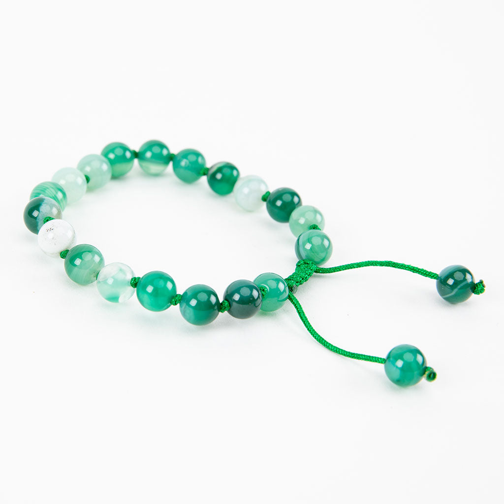 Adjustable Green Agate Bracelet、mySite、topwebapps