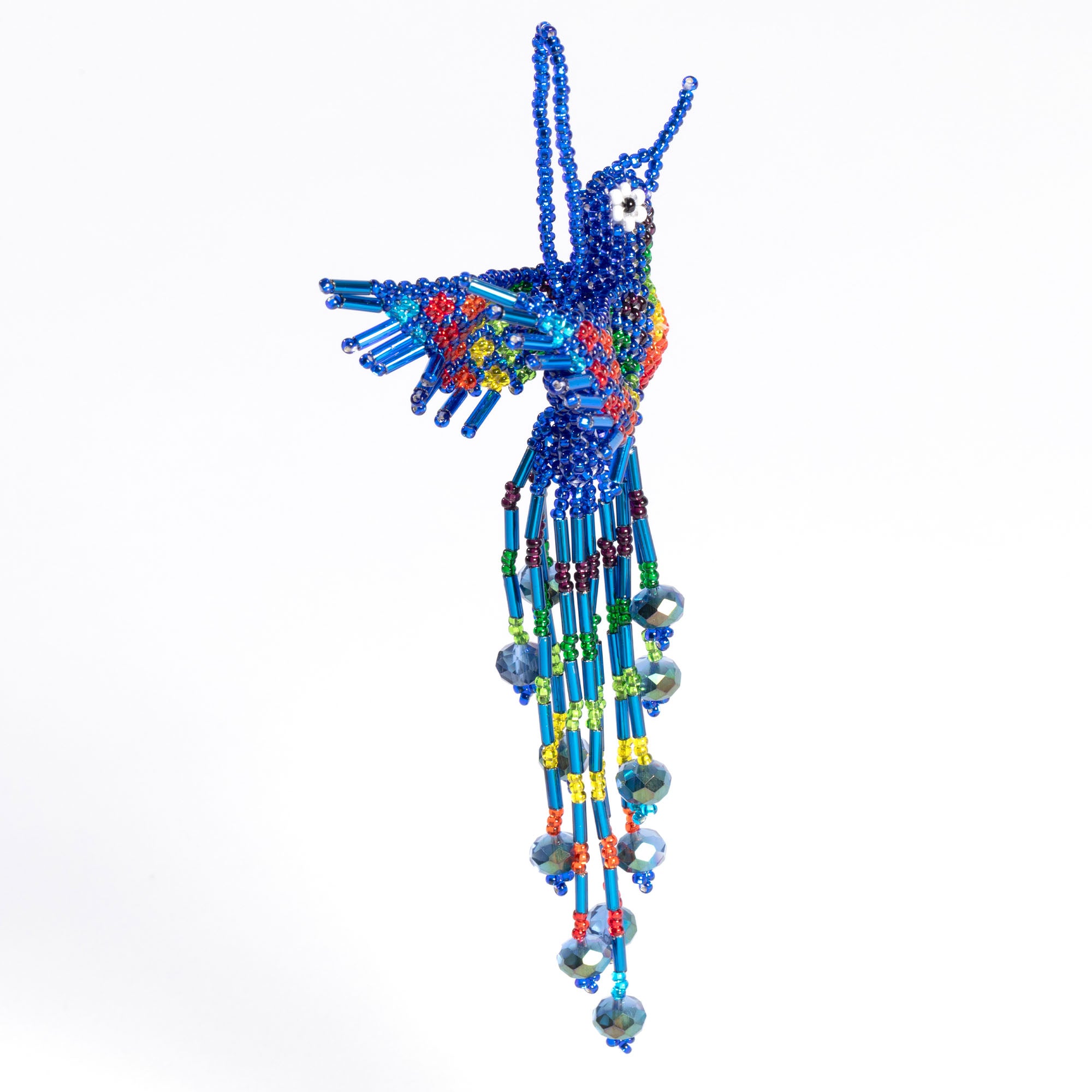 Hand Beaded Guatemalan Hummingbird Ornament、mySite、camillekostekn
