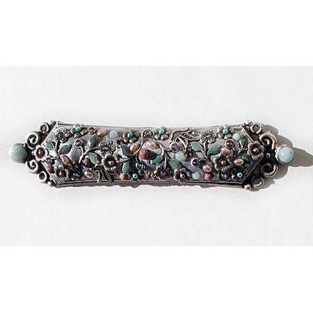 Michal Golan Amazonite & Rose Quartz Mezuzah、mySite、topwebapps