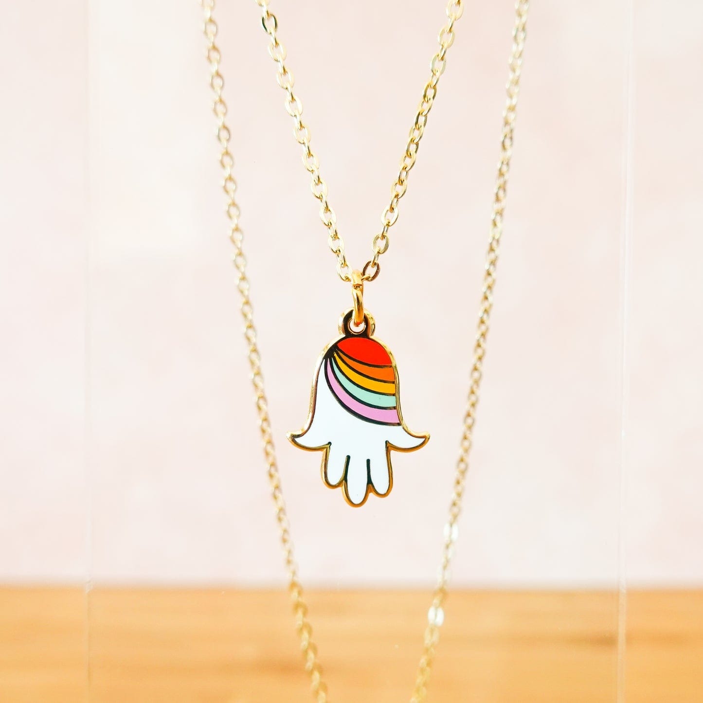 Rainbow Hamsa Necklace、mySite、topwebapps