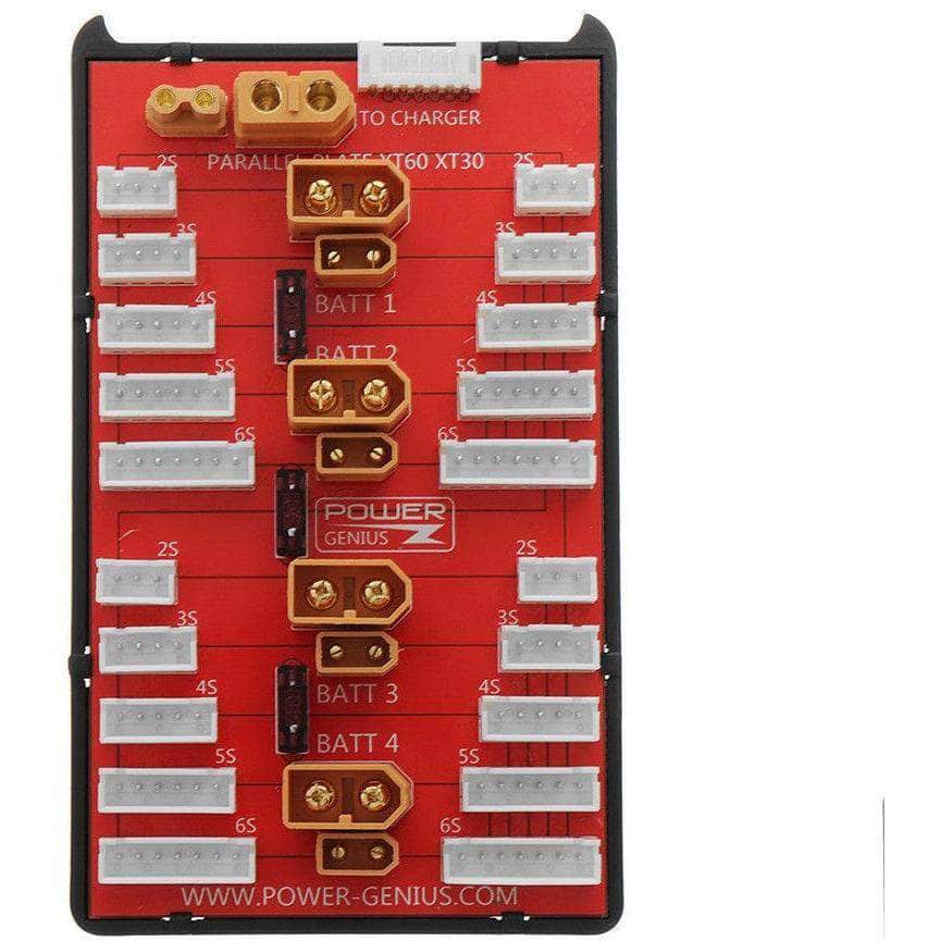  Power Genius 4 Pack 2-6S 2in1 Parallel Charging Board - XT30 & XT60、mySite、merchandisen