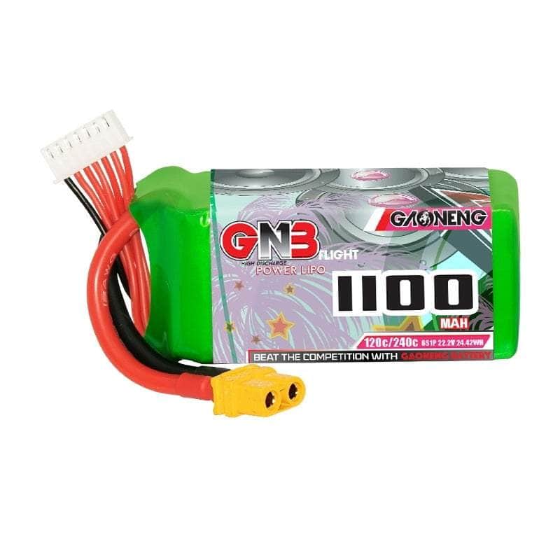 Gaoneng GNB 22.2V 6S 1100mAh 120C LiPo Battery - XT60、mySite、merchandisen