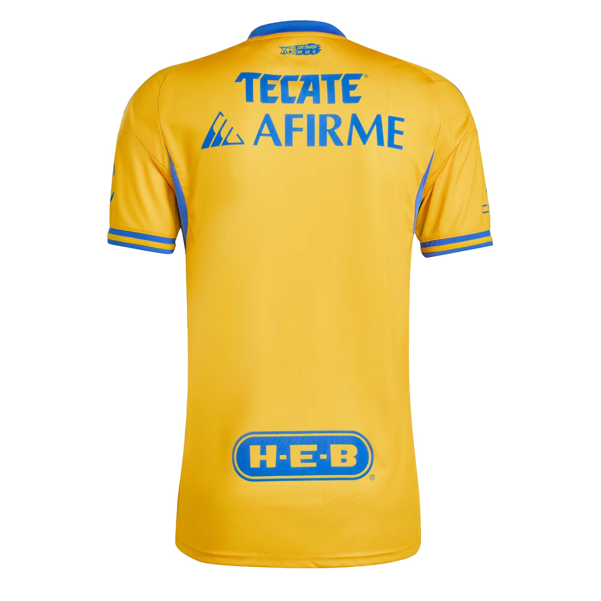 adidas Men's Tigres UANL 2025/26 Home Jersey Gold/Blue、mySite、noshort