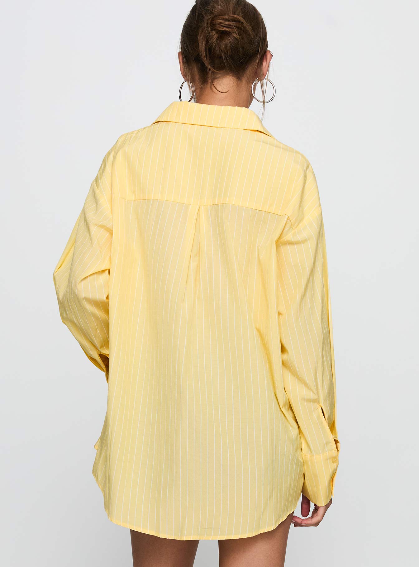 Thousand Miles Oversized Long Sleeve Top Yellow、mySite、solidvoid