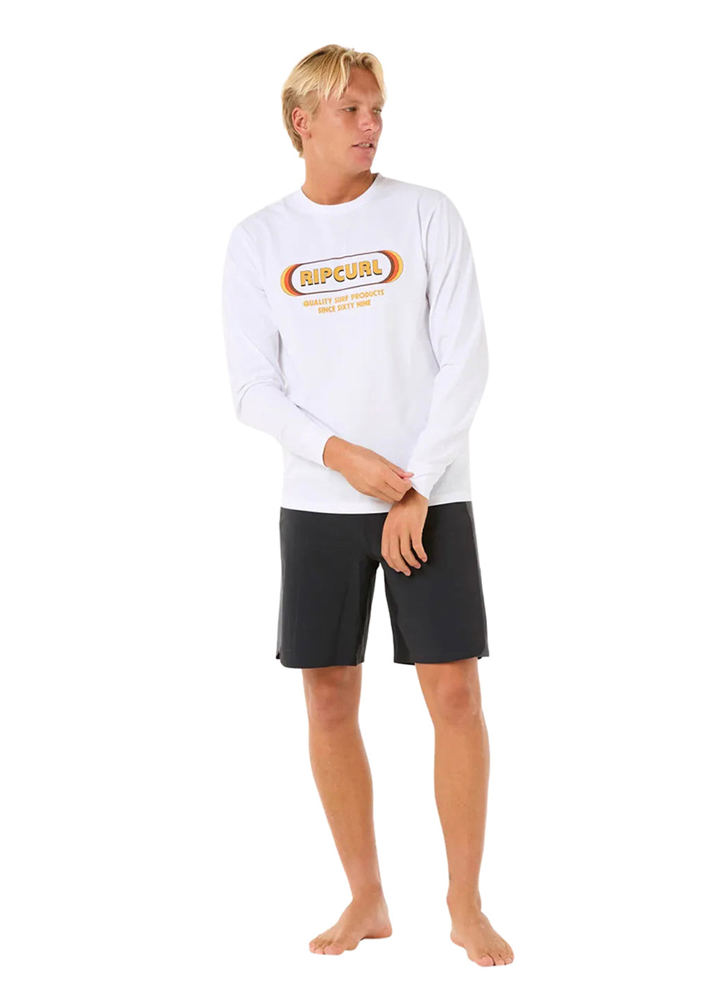 Rip Curl Men's Icons Of Surf UPF Long Sleeve Top、mySite、noshort