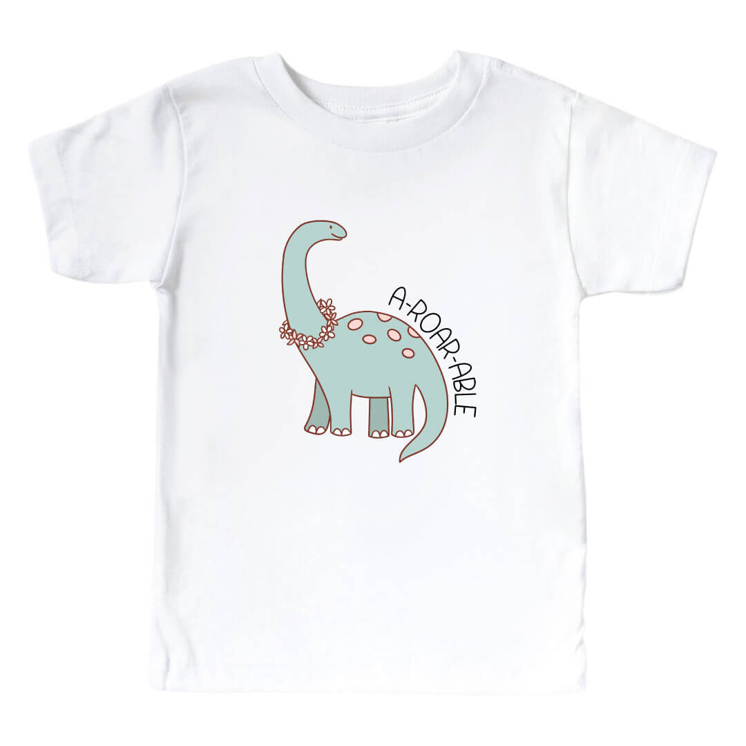 A-Roar-Able Kids Graphic Tee | White、mySite、layawaytickets