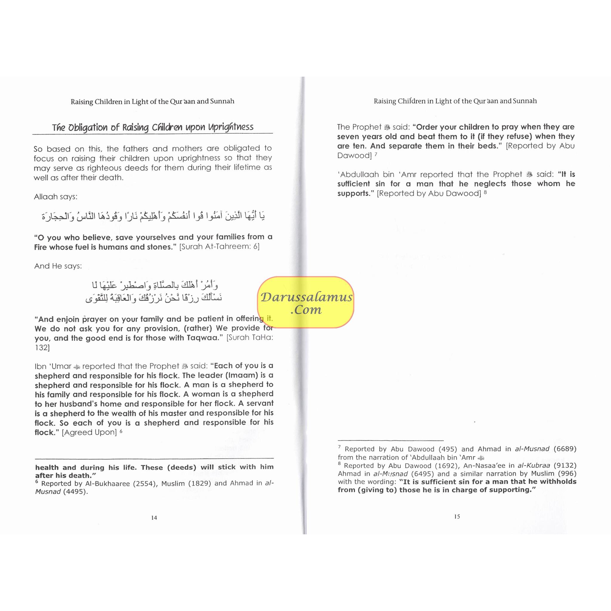 Raising Children in Light of the Quran and Sunnah By Abdus Salaam bin Abdillaah As Sulaymaan、mySite、topwebapps