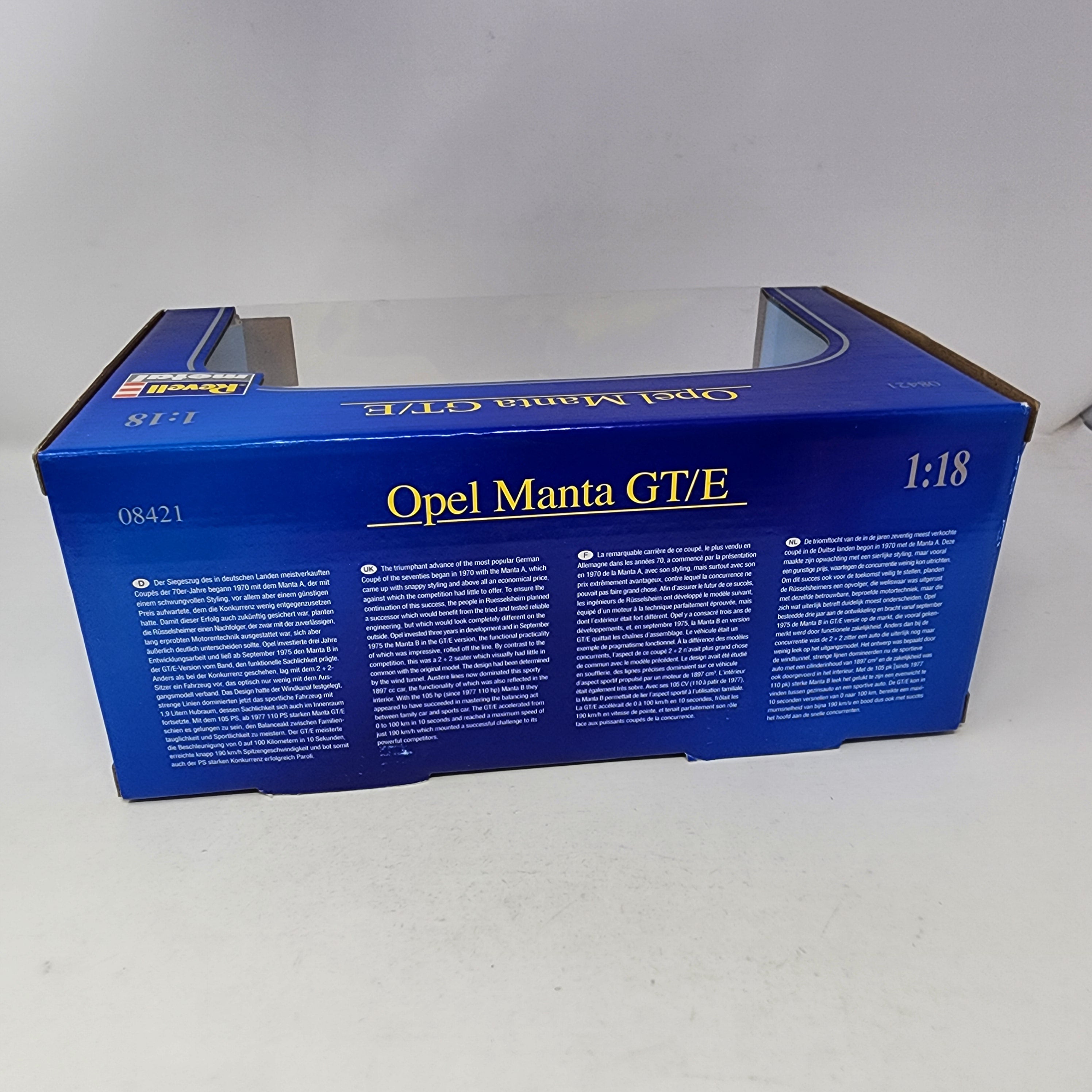 Opel Manta GT/E * Revell 1/18 Scale、mySite、hgirdovlk