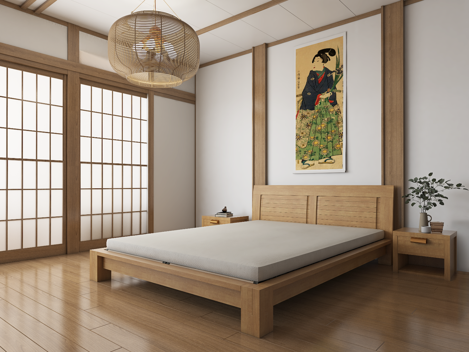 Raku Tatami Platform Bed、mySite、neckold