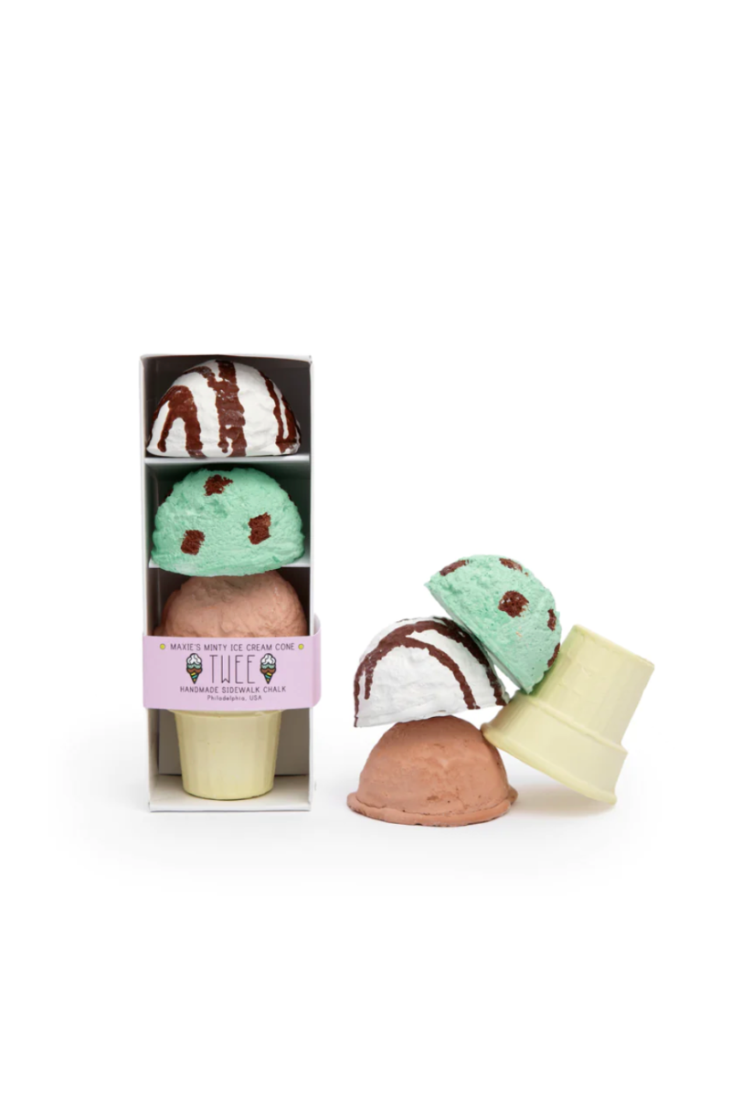 MAXIE'S MINTY ICE CREAM CONE- Handmade Sidewalk Chalk、mySite、hinf8tx79