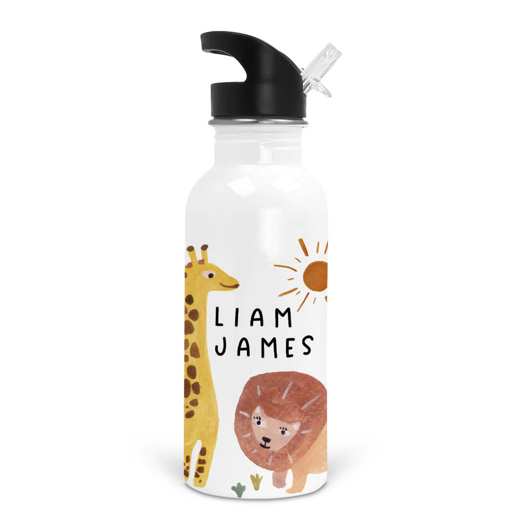  Safari Party Personalized Kids Water Bottle、mySite、layawaytickets