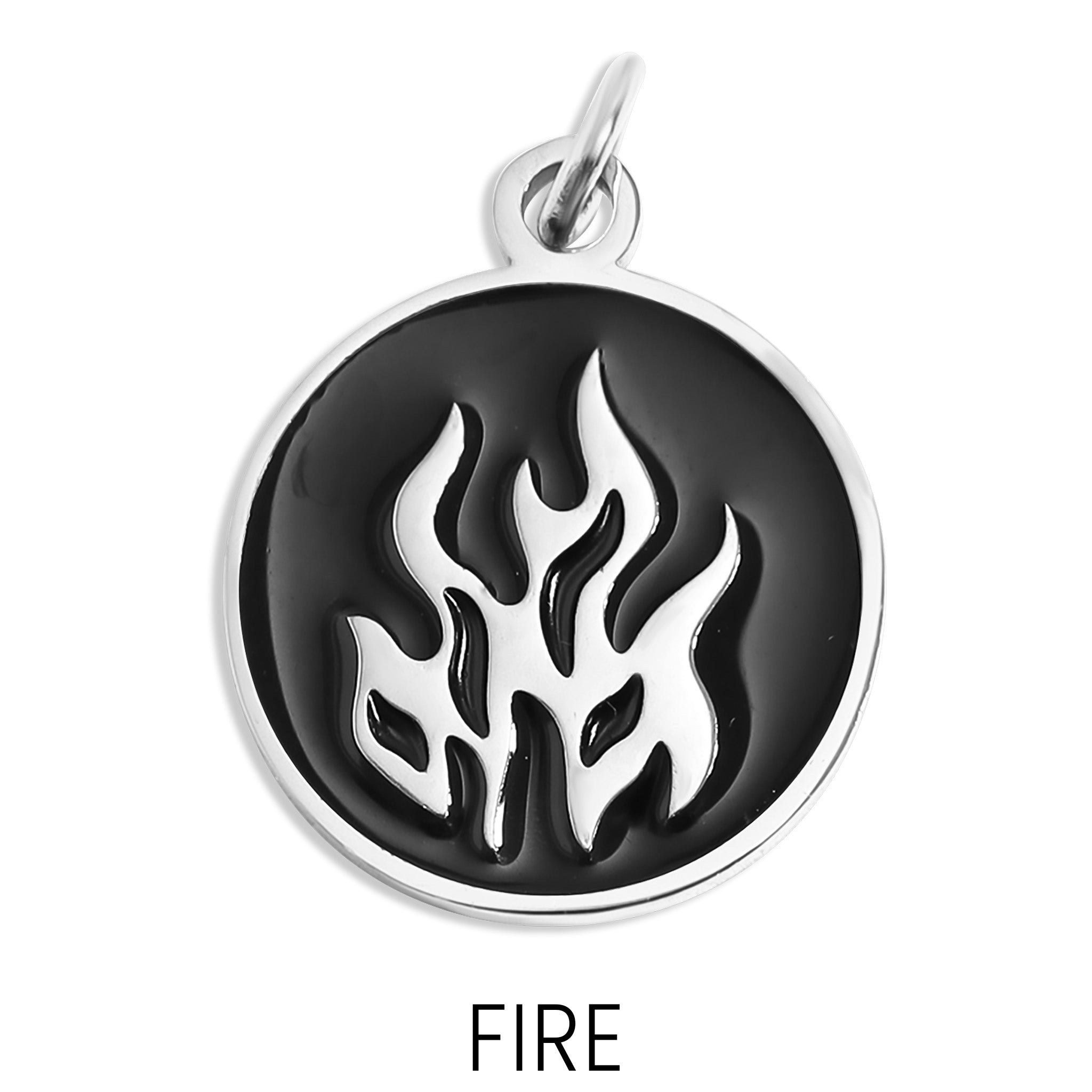 18K Gold PVD Stainless Steel Earth, Fire, Water, Air Element Charms / PDL0170、mySite、dreamappss