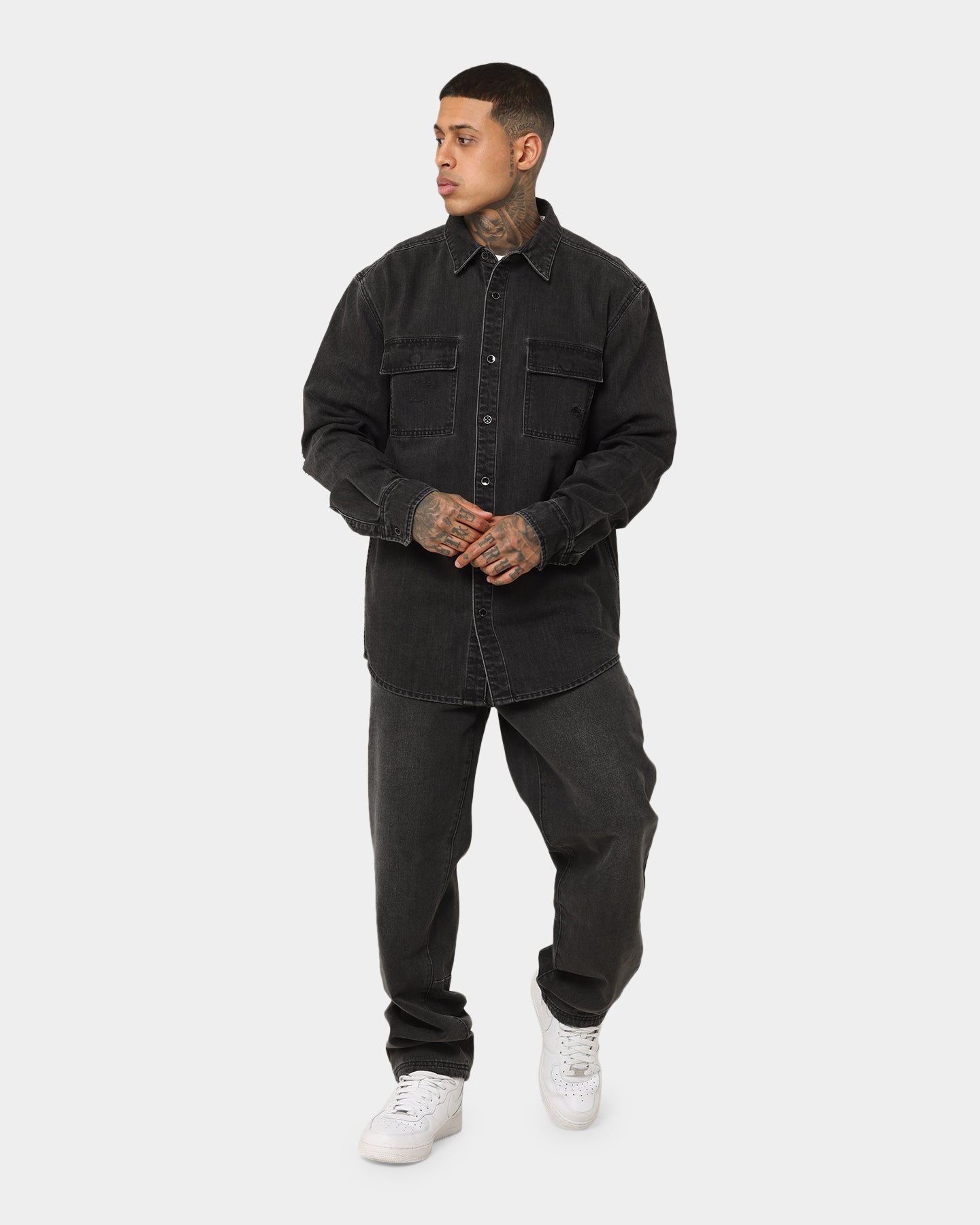 Dead Studios Nevada Denim Shirt Vintage Black、mySite、zt4zffjzw