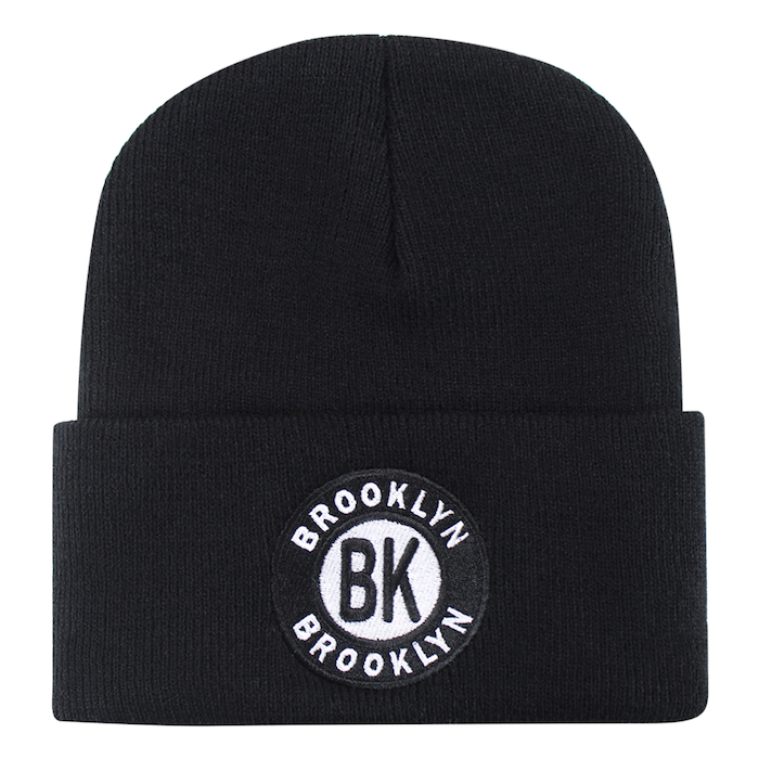 Embroidered BK Seal Brooklyn Beanies (3 Shades)、mySite、vikingsvslions