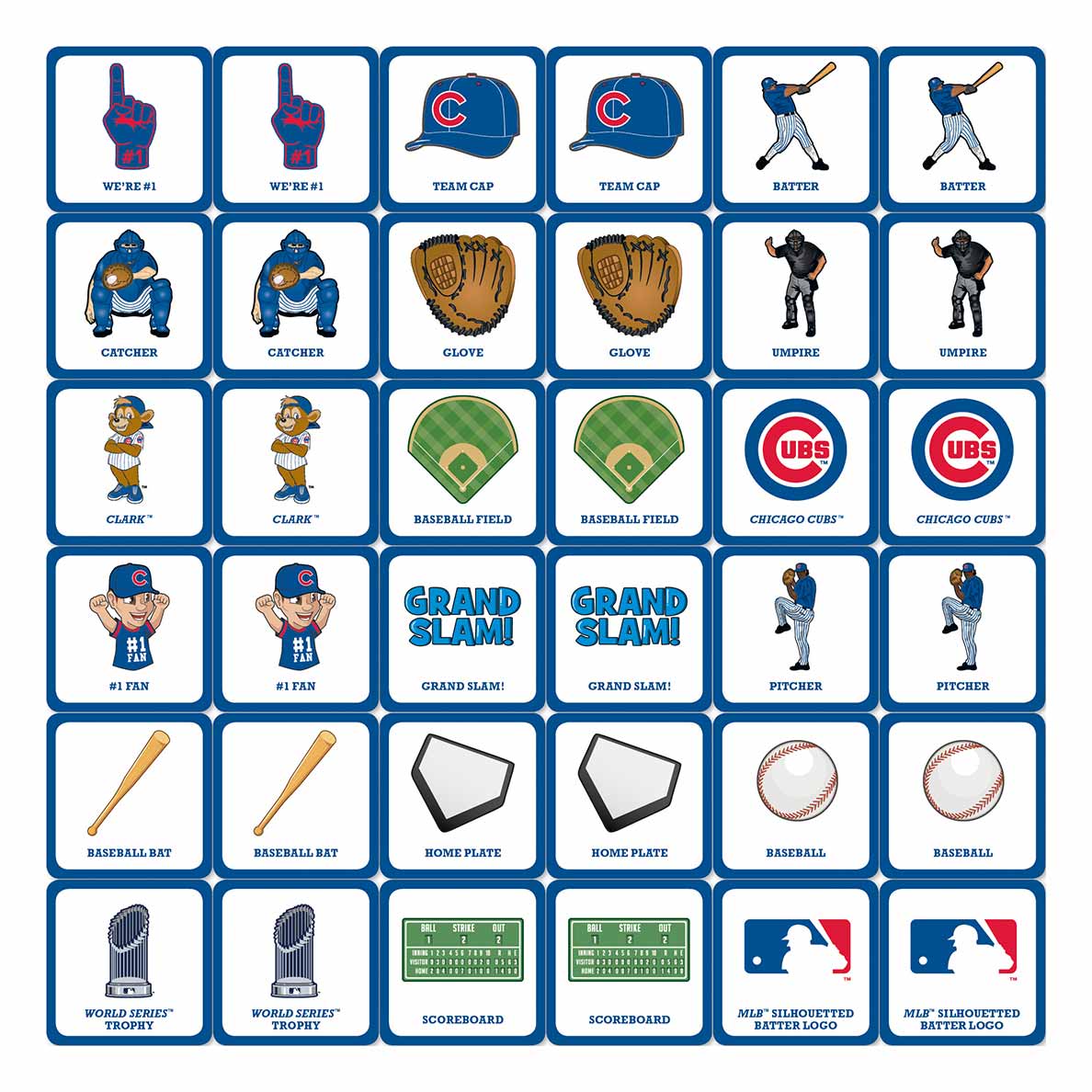 Chicago Cubs Matching Game、mySite、vikingsvslions