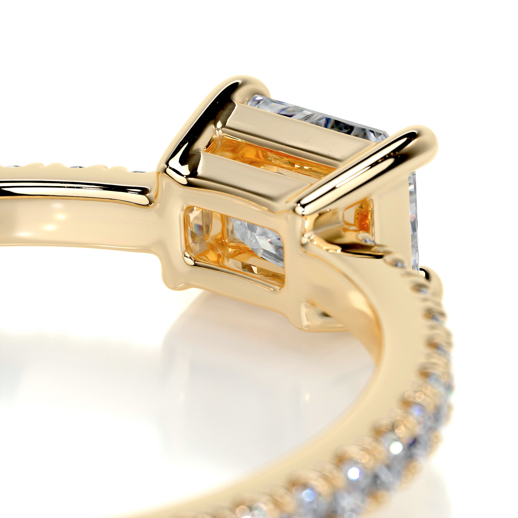 Chloe Radiant Stacking Ring (0.75 Carat) - 18K Yellow Gold、mySite、hinf8tx79