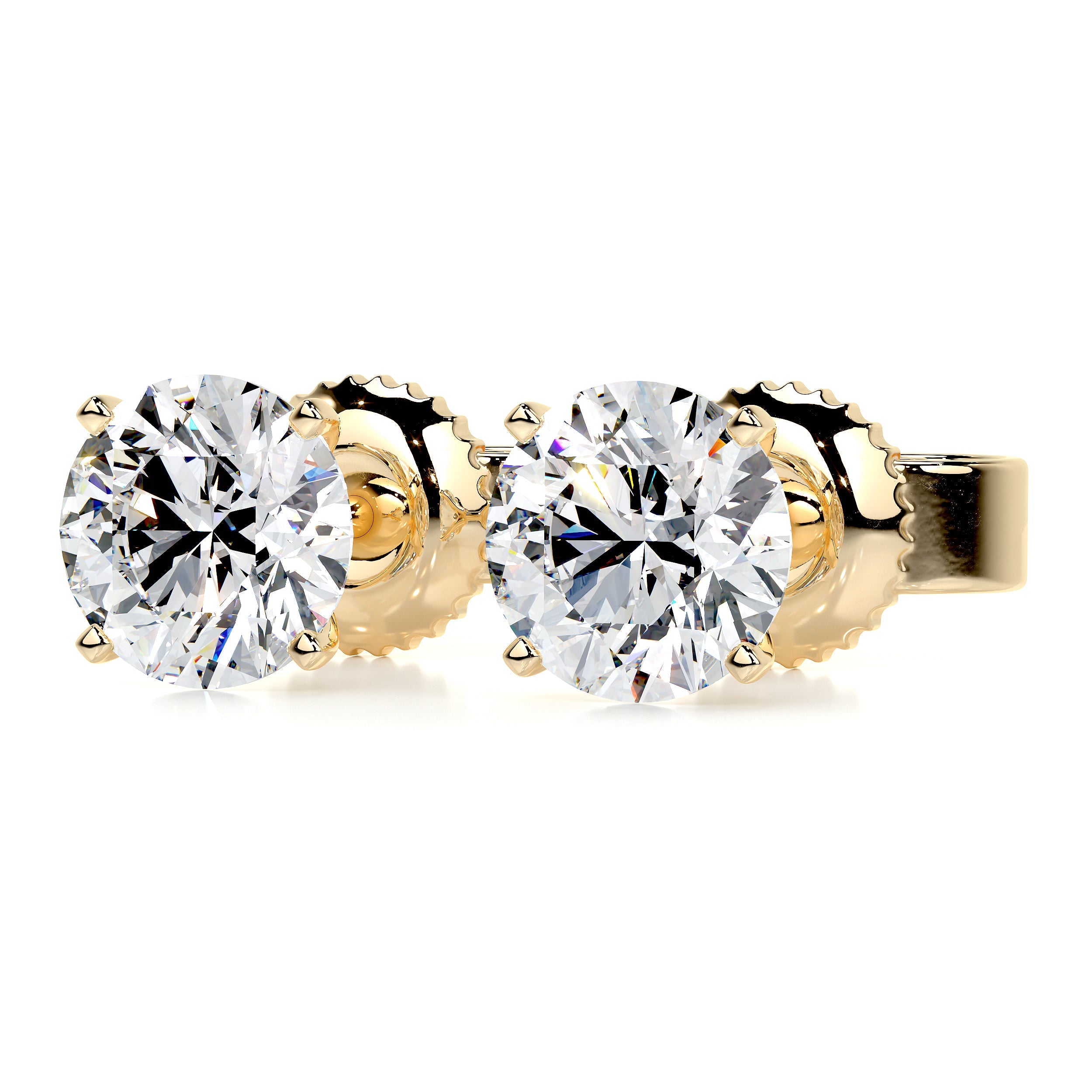 Petit Allen Lab Grown Diamond Earrings -18K Yellow Gold、mySite、hinf8tx79