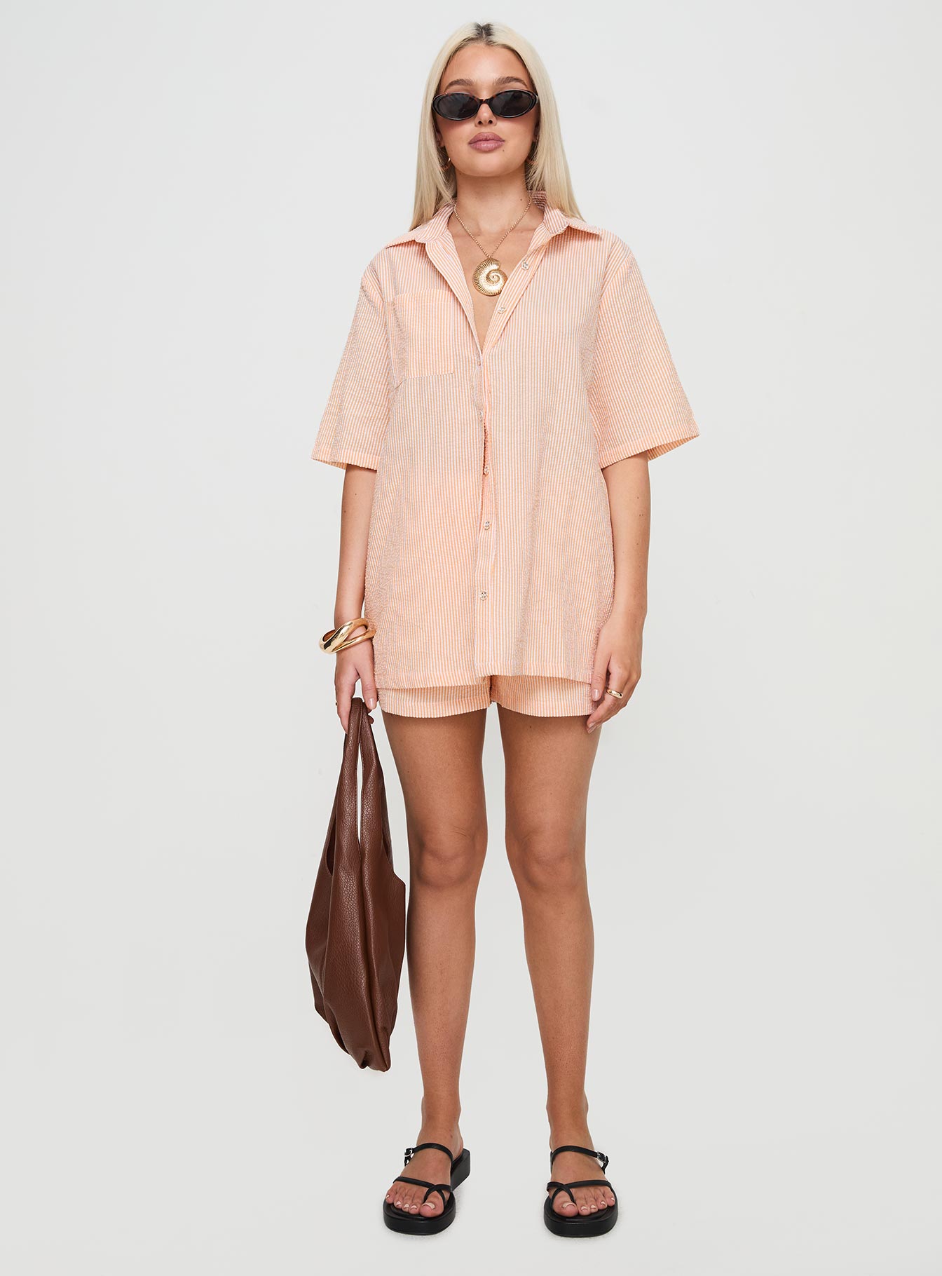 Normal Girl Set Orange Check、mySite、solidvoid