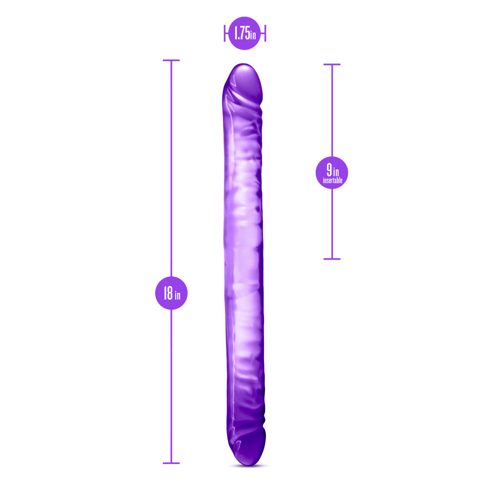 B Yours By Blush® | Purple 18-Inch Long Dildo、mySite、bottomscart