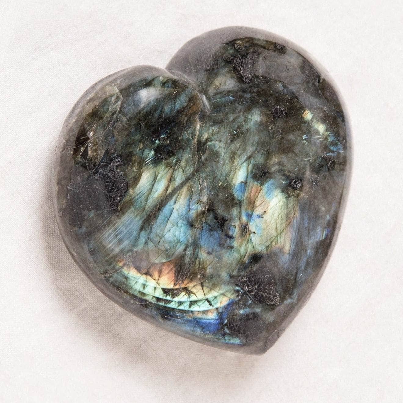 Labradorite Blue Flame Hearts - AAA Premium Quality、mySite、hinf8tx79