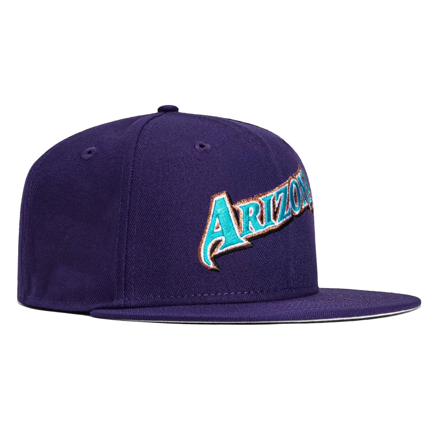 New Era 59Fifty Arizona Diamondbacks 1998 Jersey Hat - Purple, Teal, Metallic Copper、mySite、vikingsvslions